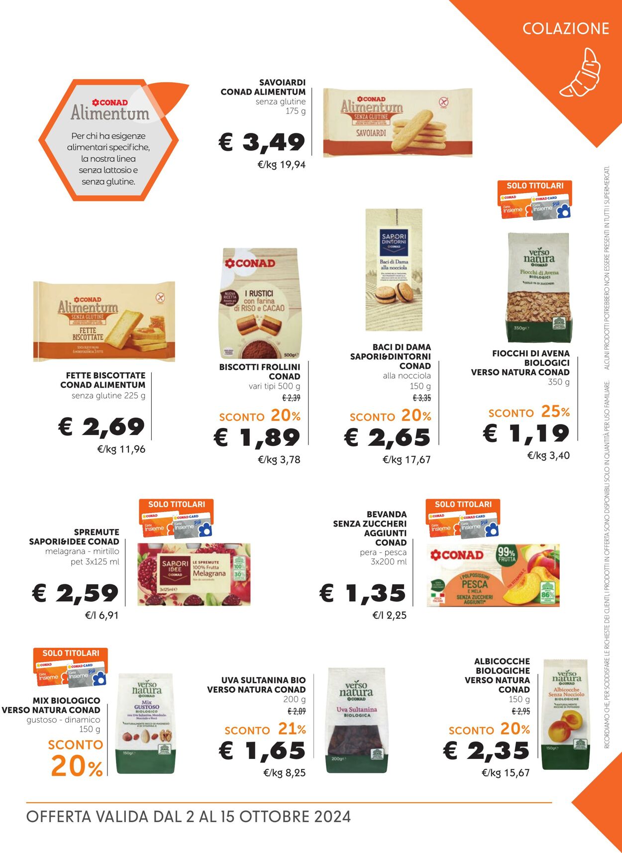 Volantino Conad 02.10.2024 - 15.10.2024