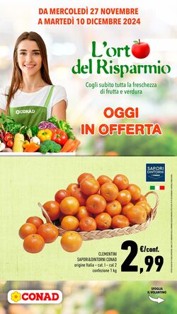 Volantino Conad 27.11.2024 - 10.12.2024