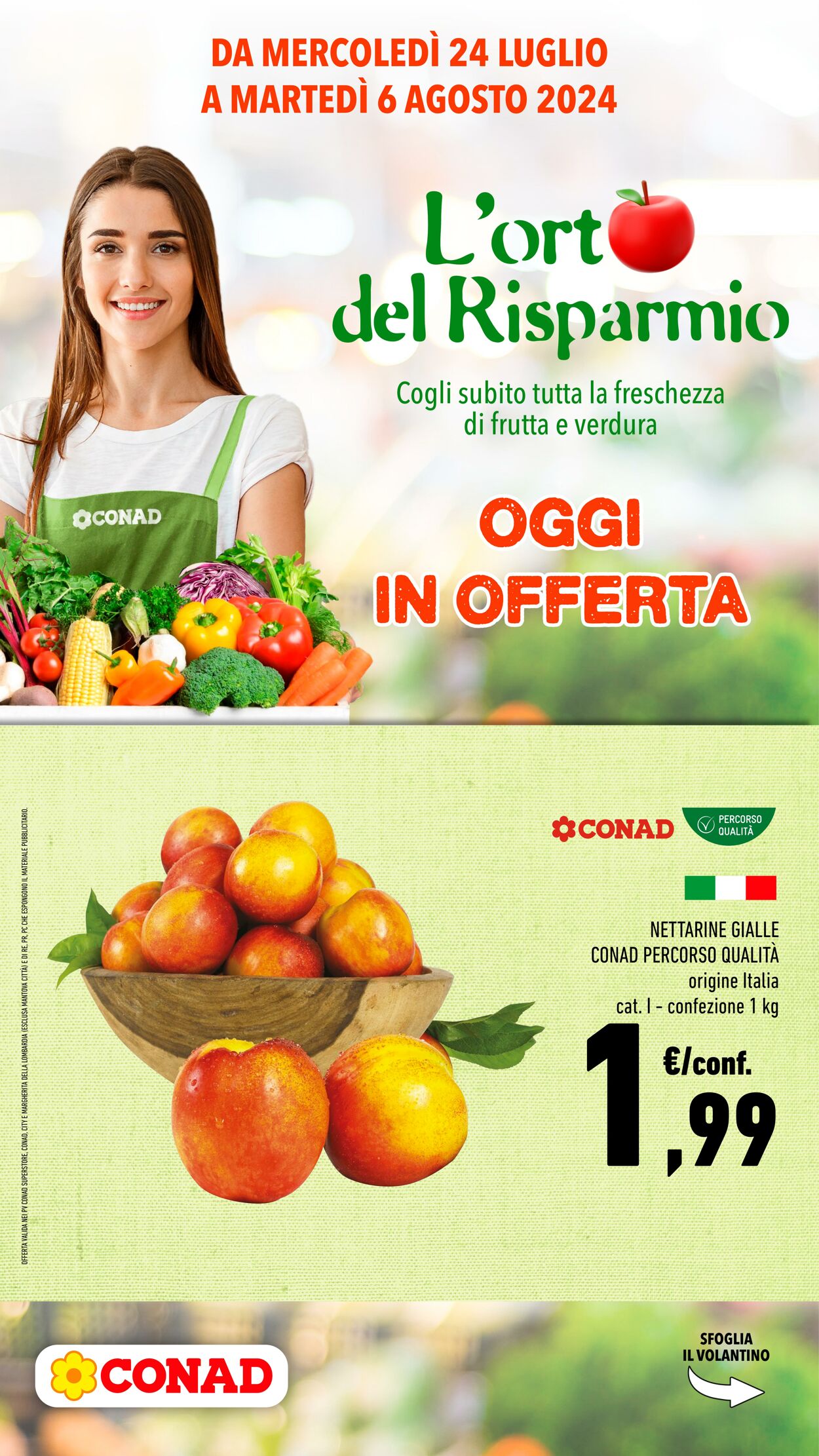 Volantino Conad 23.07.2024 - 06.08.2024