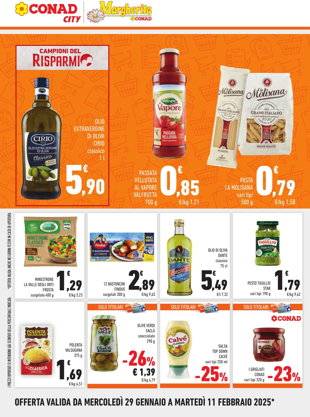 Volantino Conad 29.01.2025 - 11.02.2025