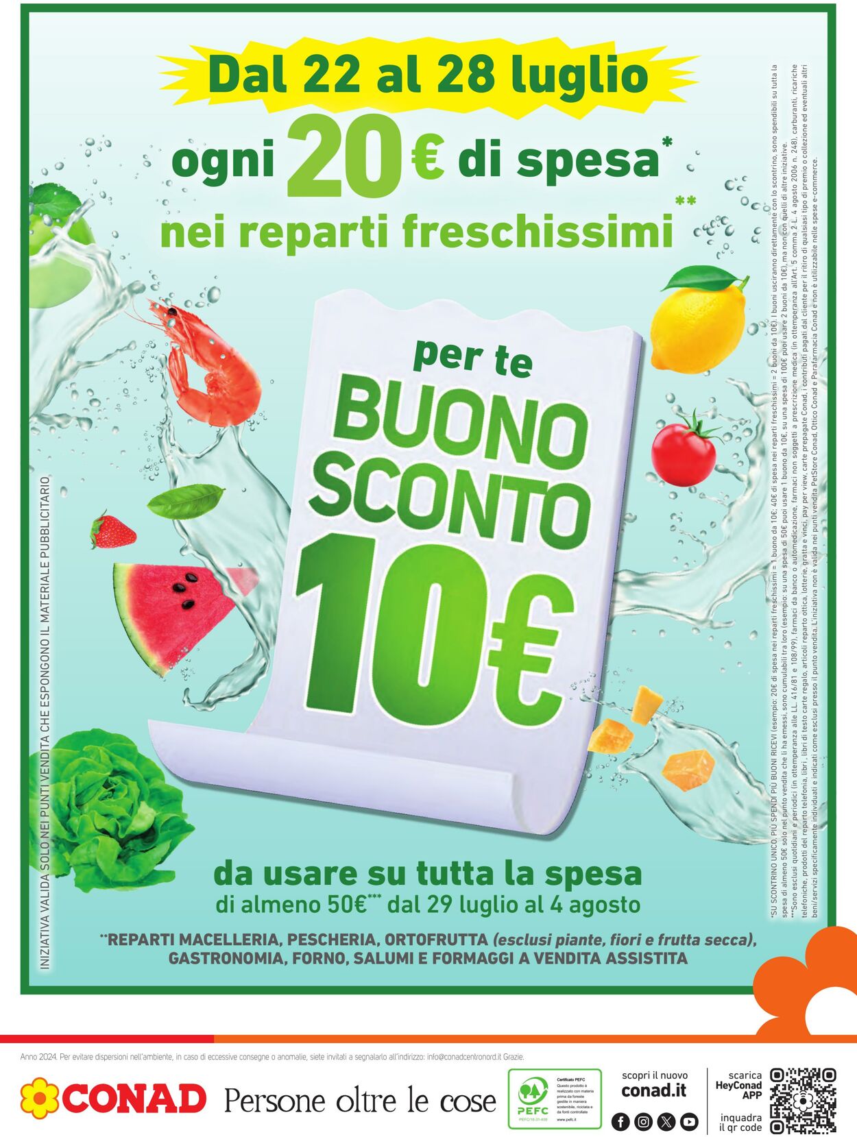 Volantino Conad 10.07.2024 - 23.07.2024