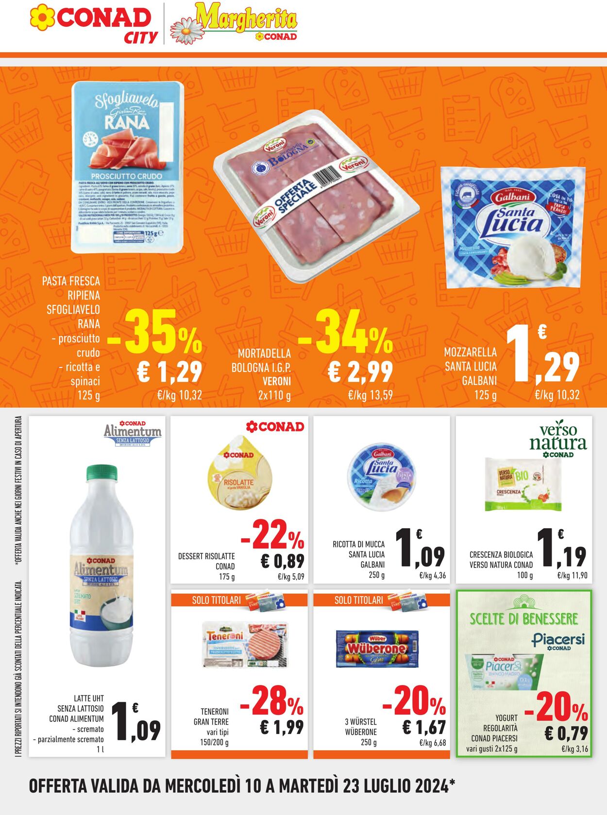 Volantino Conad 10.07.2024 - 23.07.2024