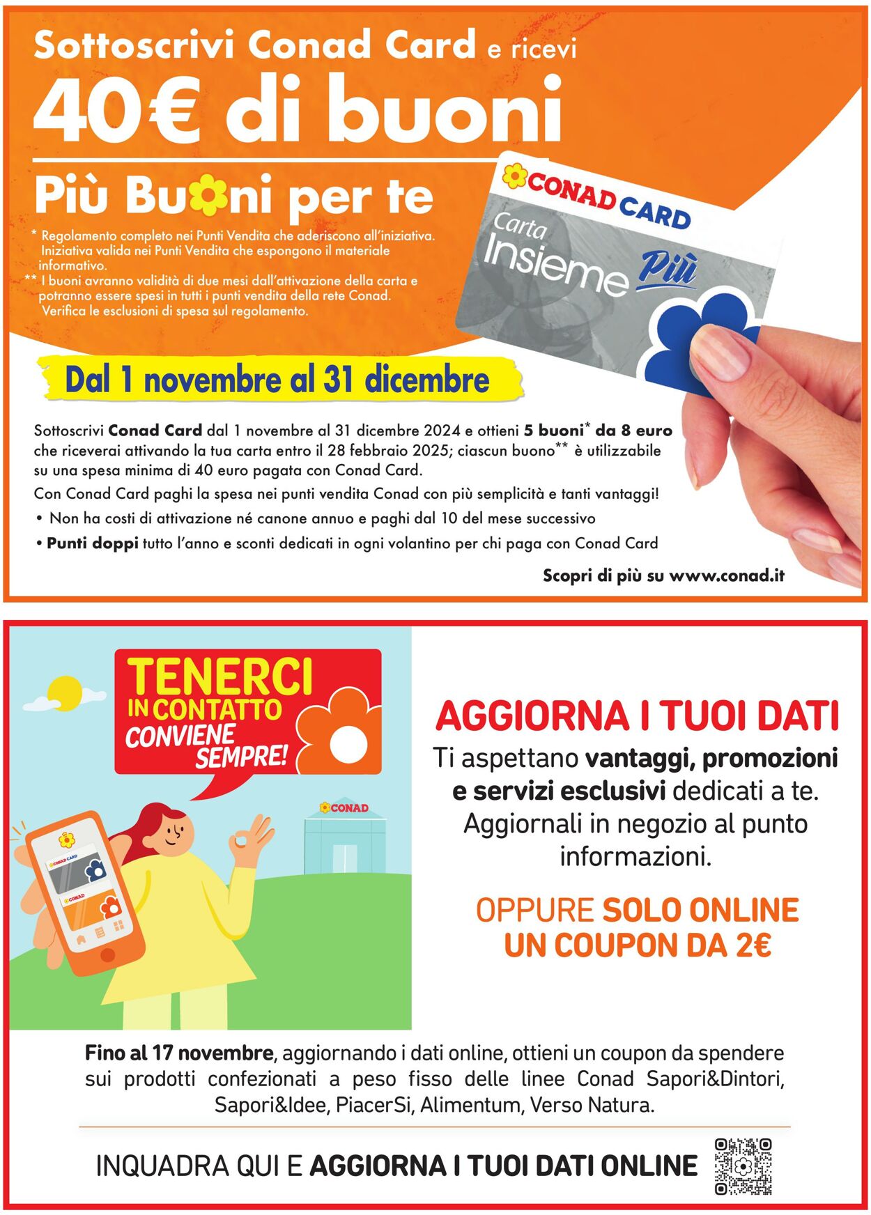 Volantino Conad 31.10.2024 - 12.11.2024