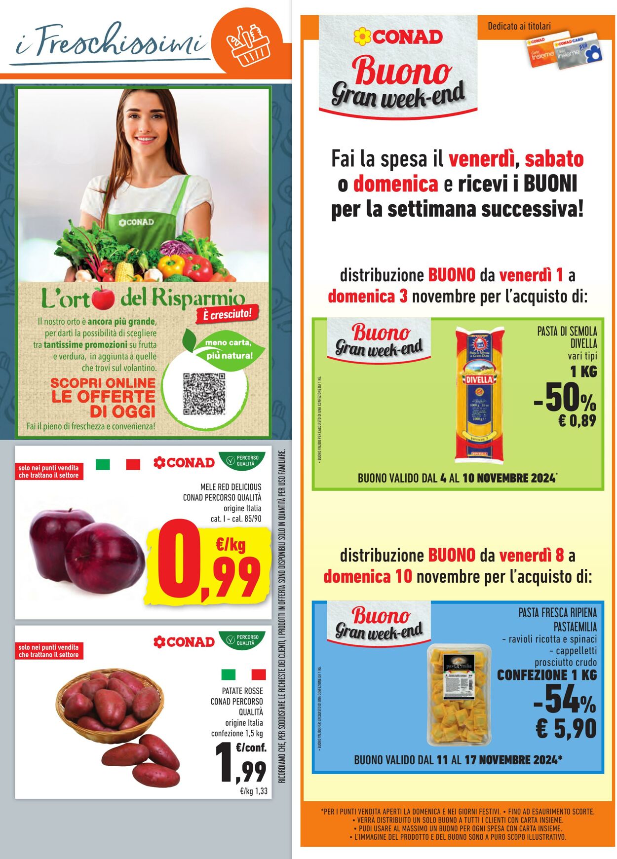 Volantino Conad 31.10.2024 - 12.11.2024