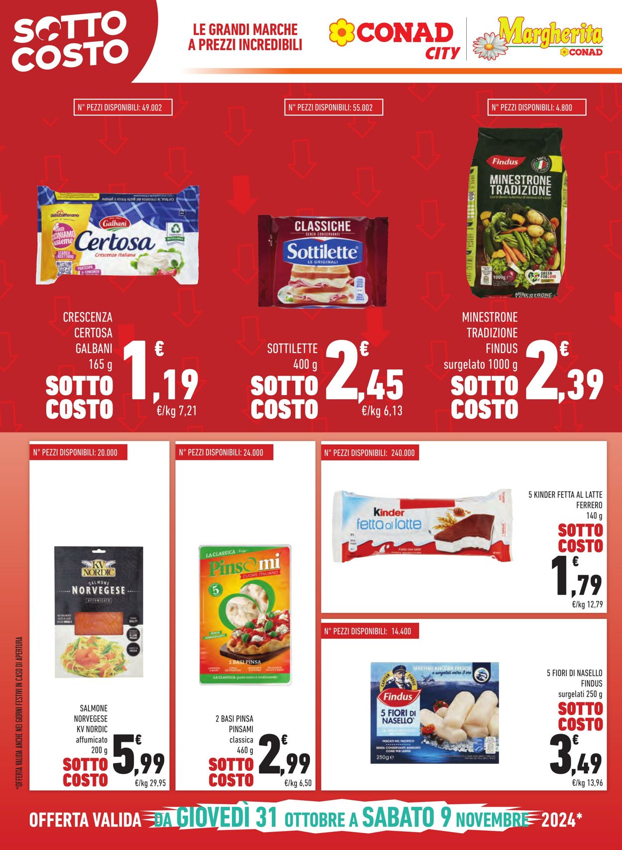 Volantino Conad 31.10.2024 - 12.11.2024