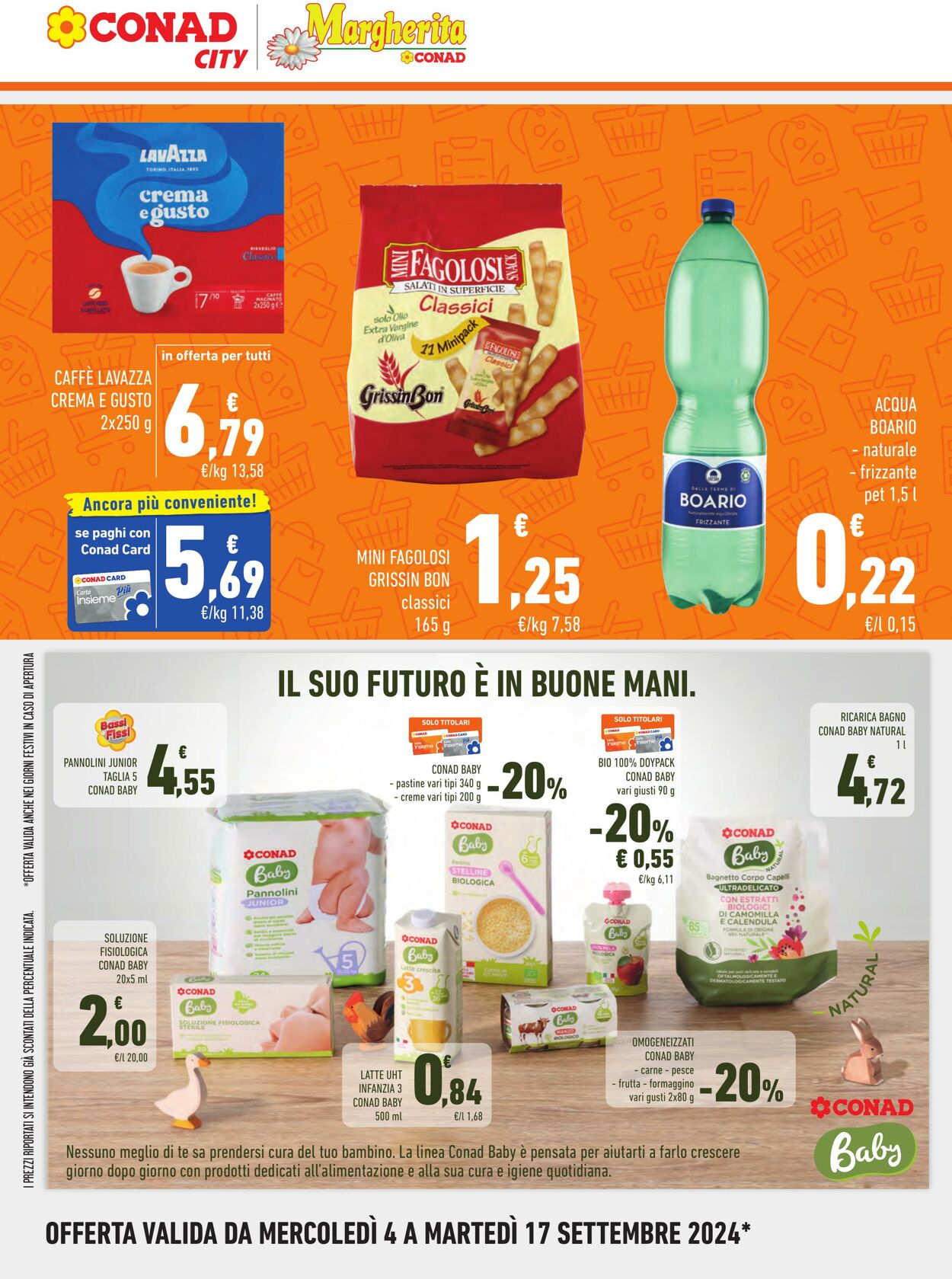 Volantino Conad 04.08.2024 - 17.09.2024