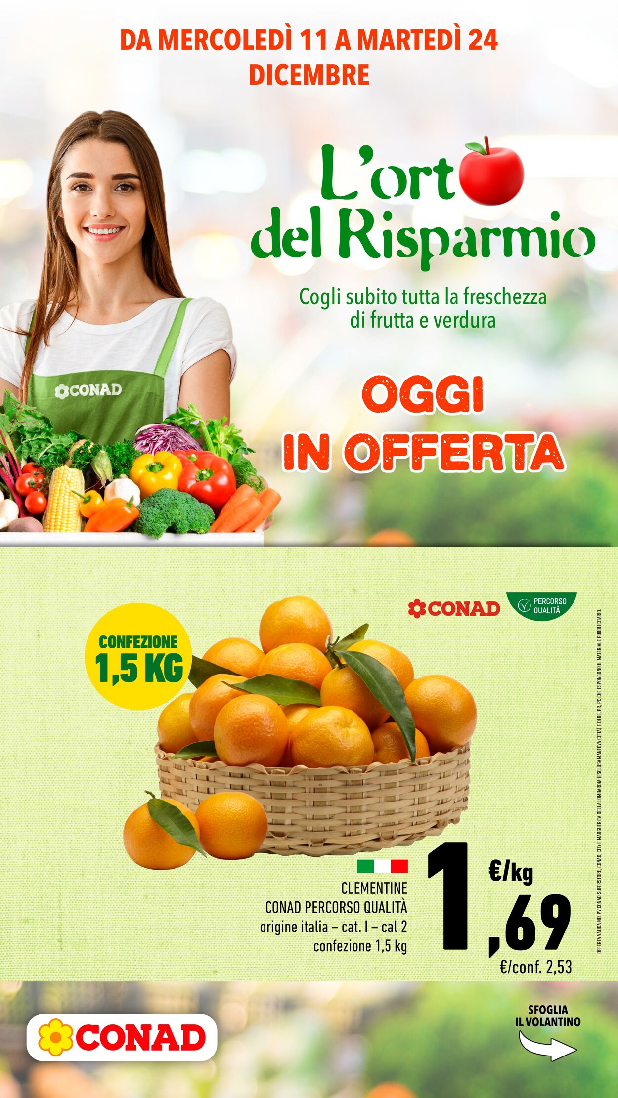 Volantino Conad 11.12.2024 - 24.12.2024