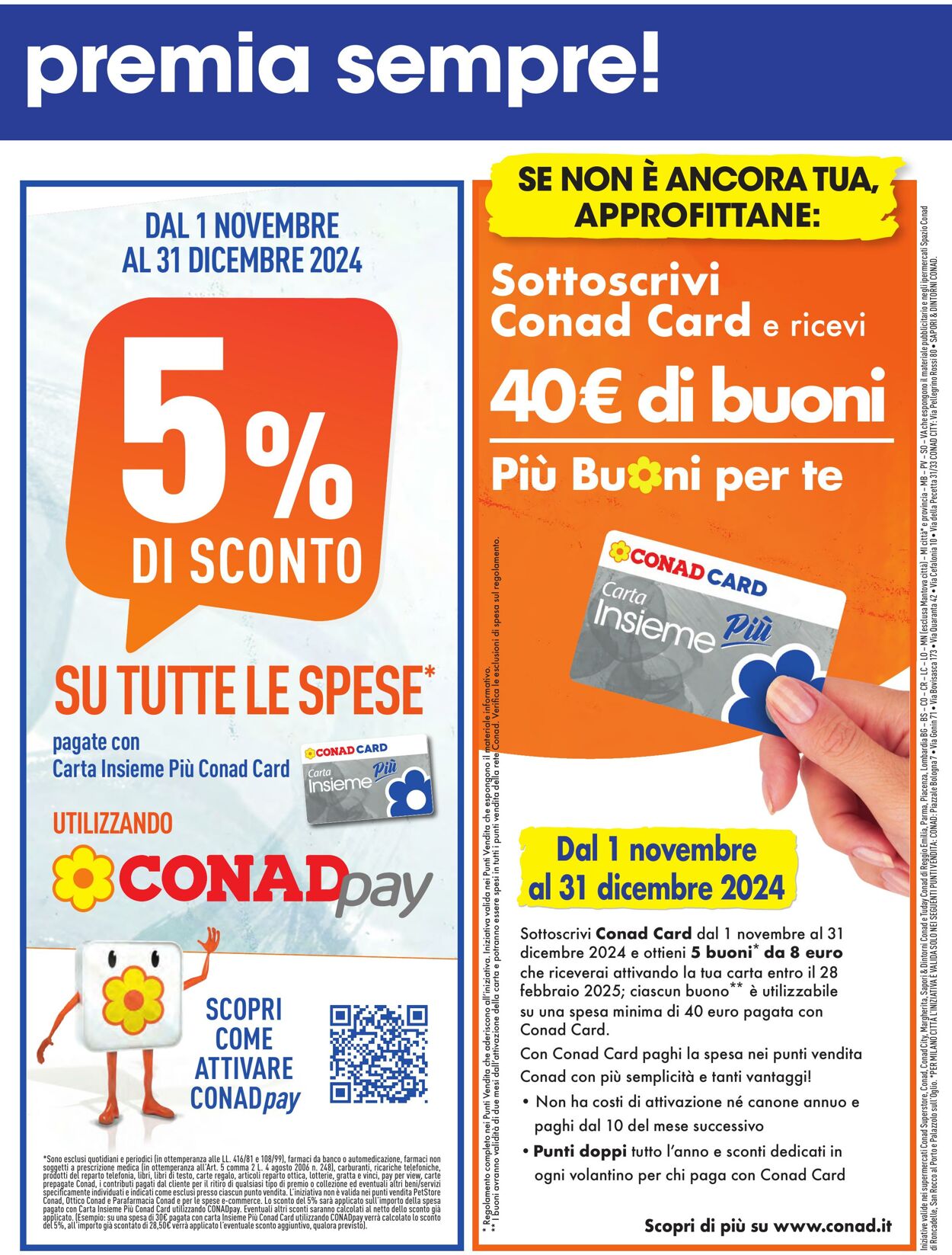 Volantino Conad 13.11.2024 - 26.11.2024