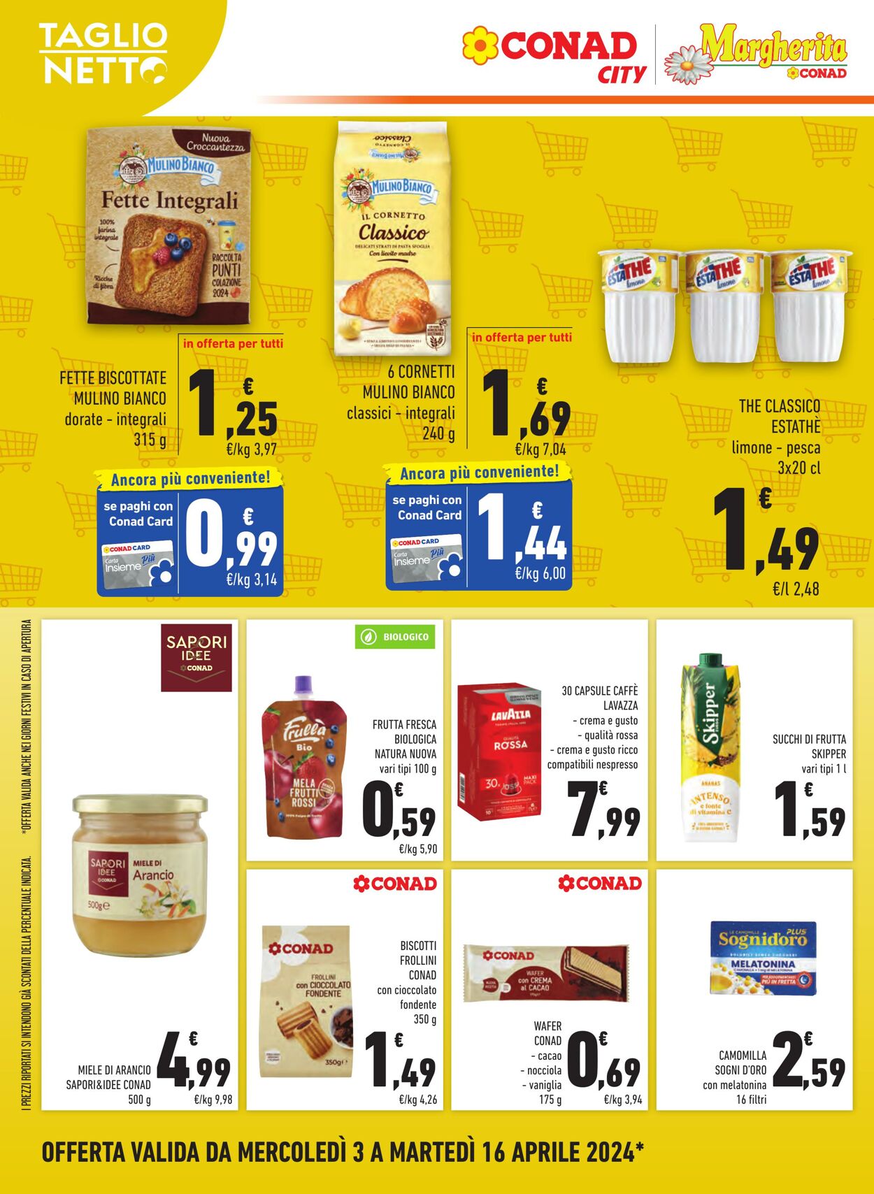 Volantino Conad 03.04.2024 - 16.04.2024