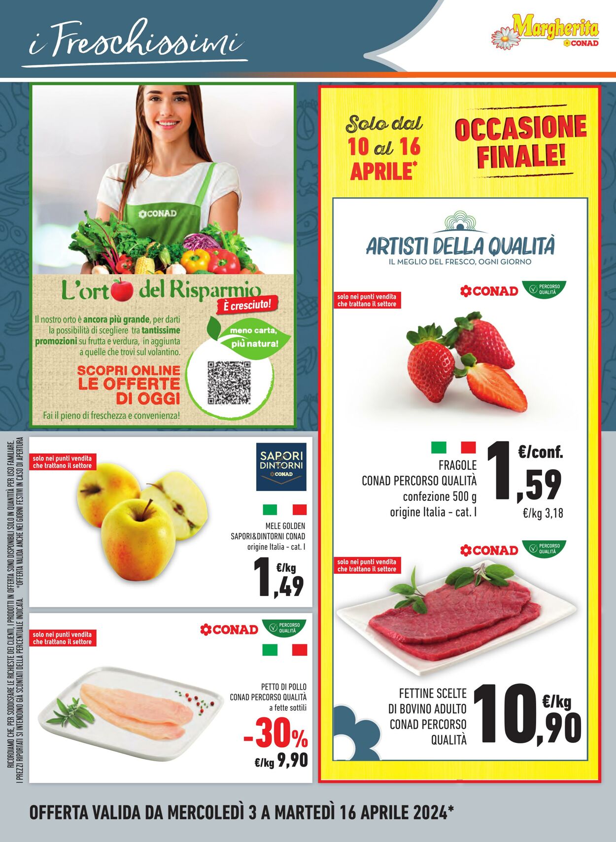 Volantino Conad 03.04.2024 - 16.04.2024