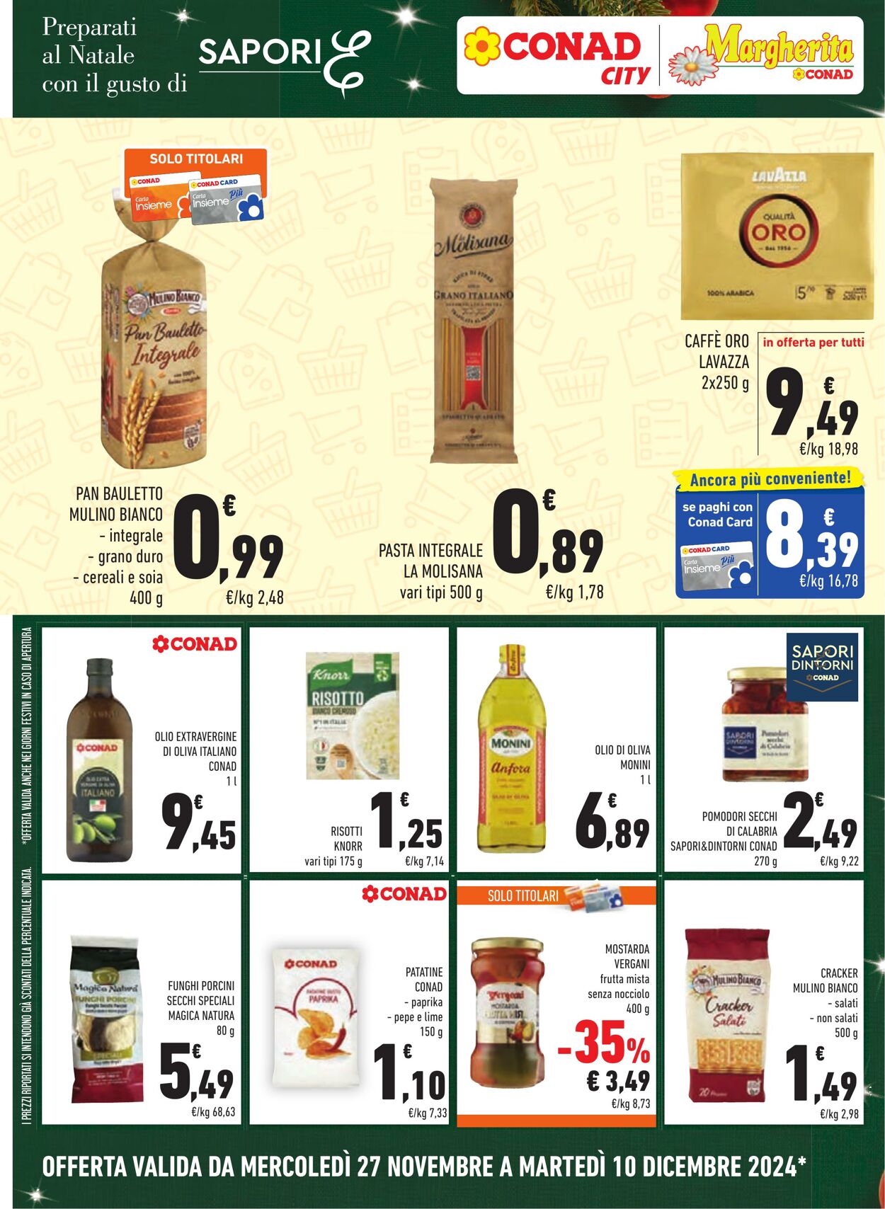 Volantino Conad 27.11.2024 - 10.12.2024