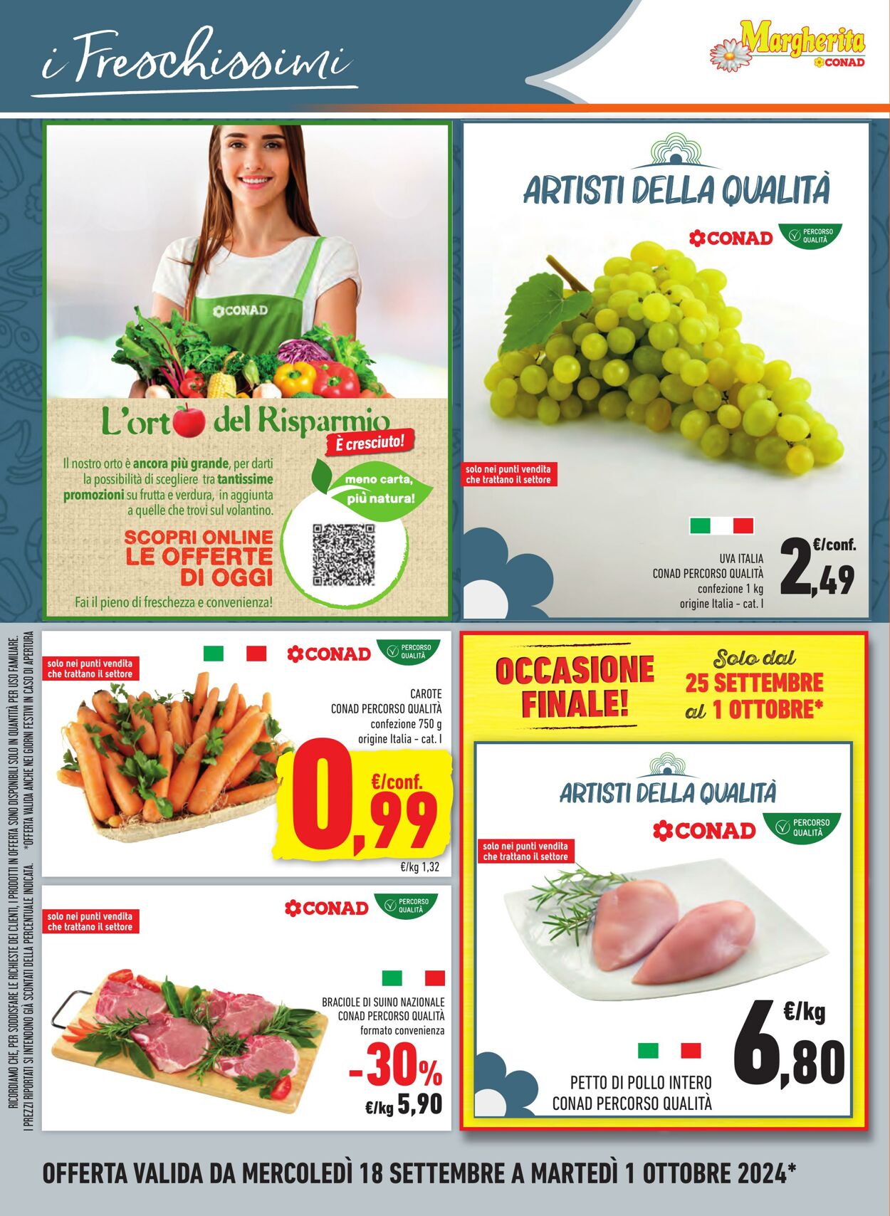 Volantino Conad 18.09.2024 - 01.10.2024