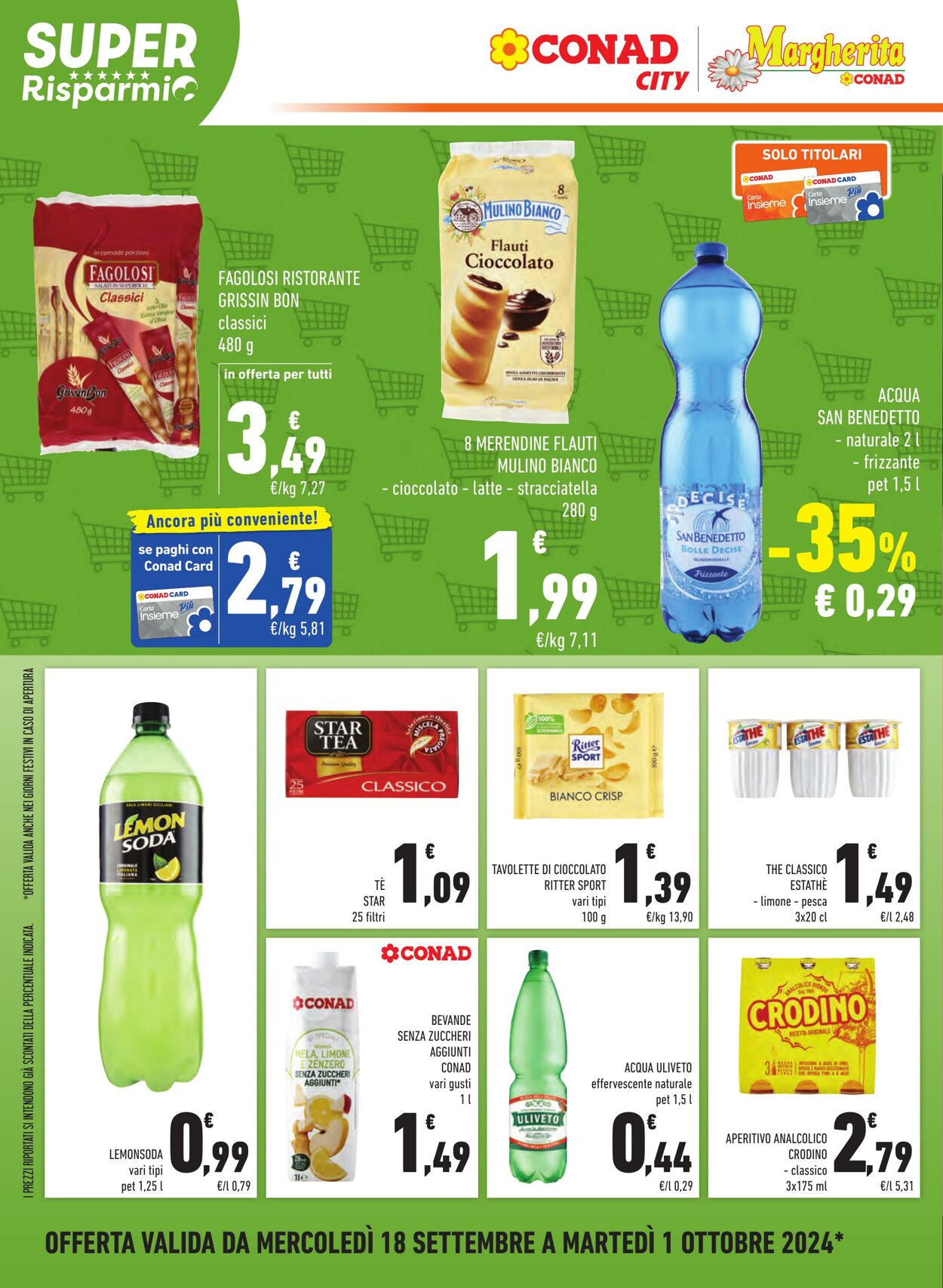 Volantino Conad 18.09.2024 - 01.10.2024