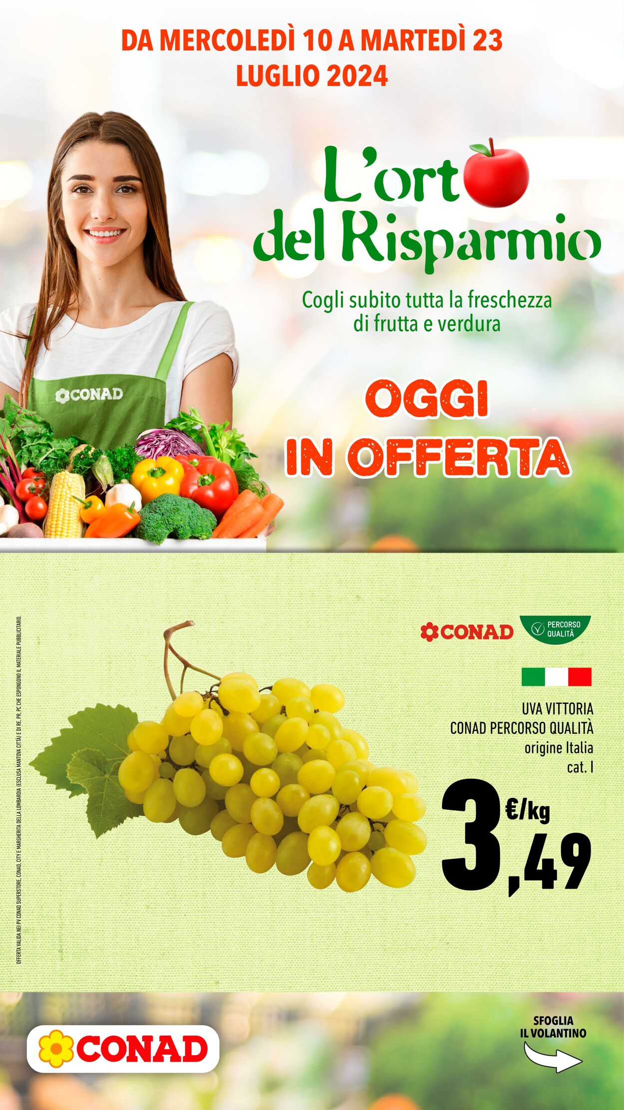 Volantino Conad 10.07.2024 - 23.07.2024