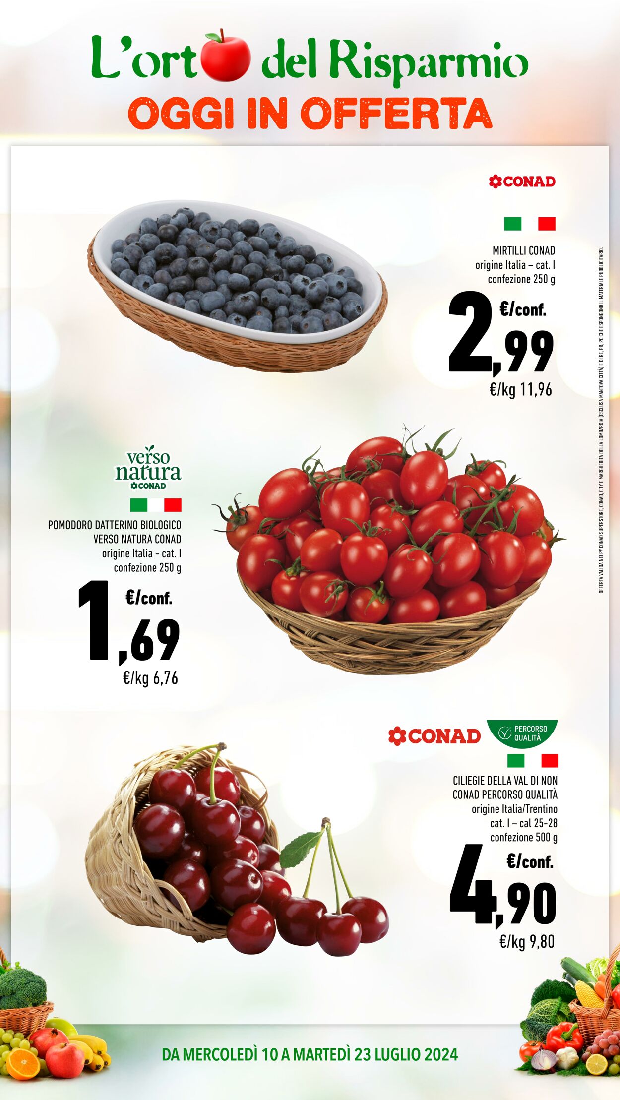 Volantino Conad 10.07.2024 - 23.07.2024