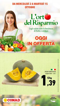 Volantino Conad 01.10.2024 - 08.10.2024