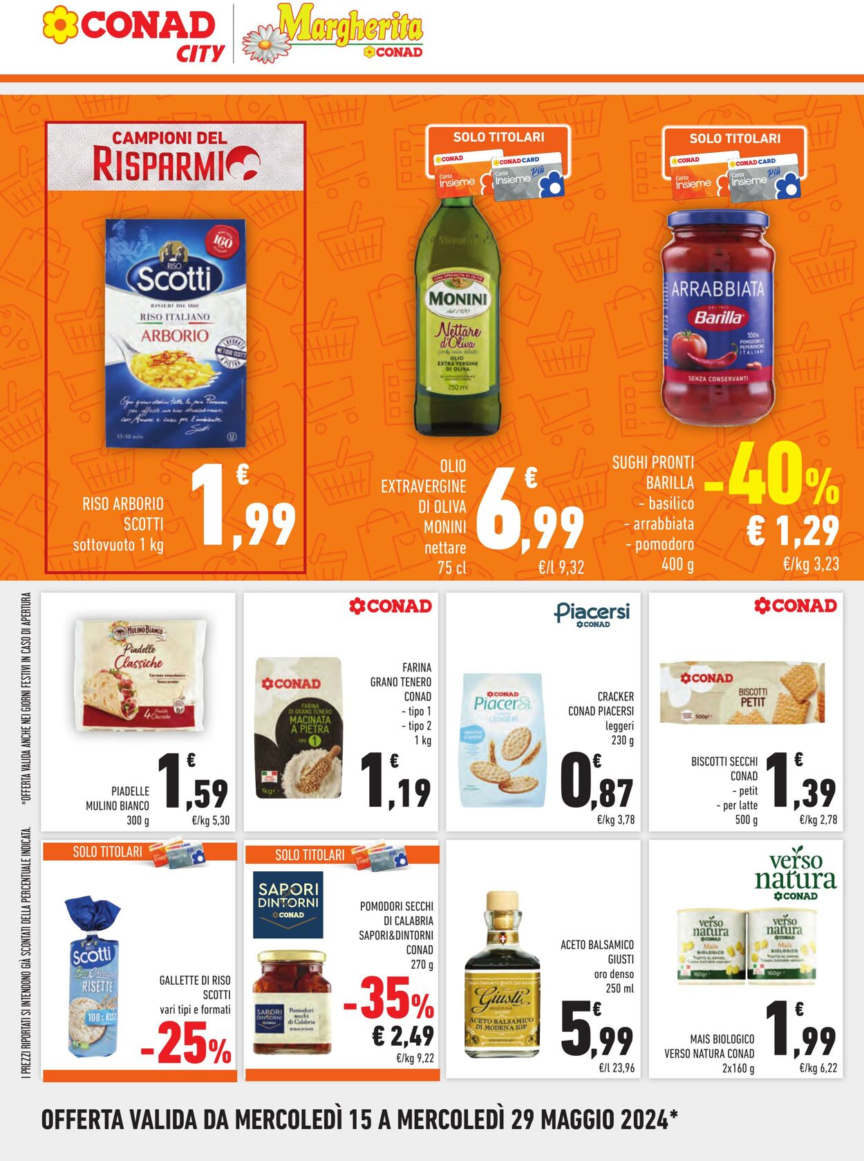 Volantino Conad 15.05.2024 - 29.05.2024