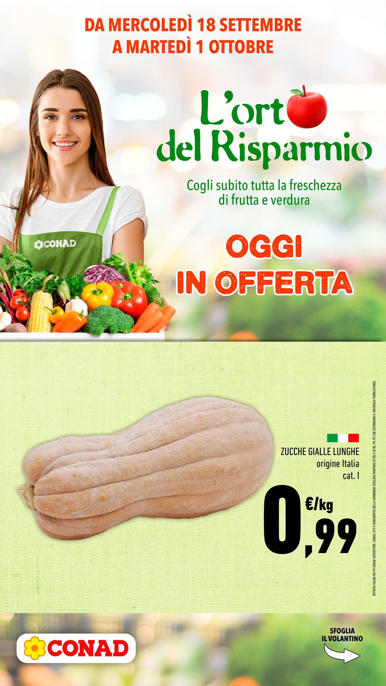 Volantino Conad 18.09.2024 - 01.10.2024