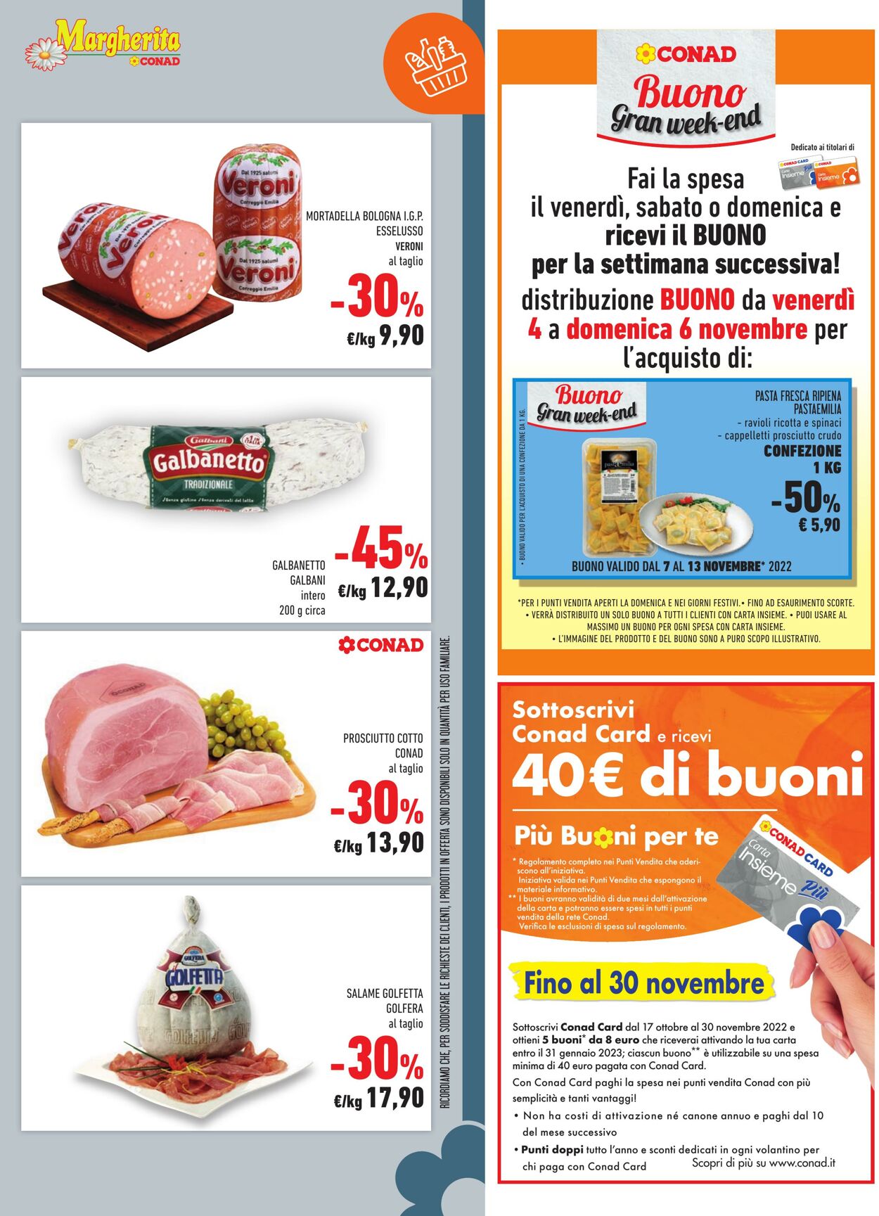 Volantino Conad 03.11.2022 - 12.11.2022