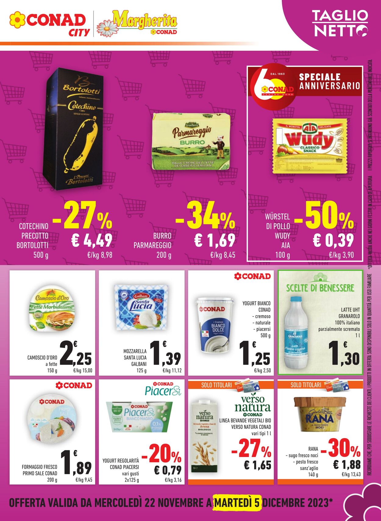 Volantino Conad 22.11.2023 - 05.12.2023