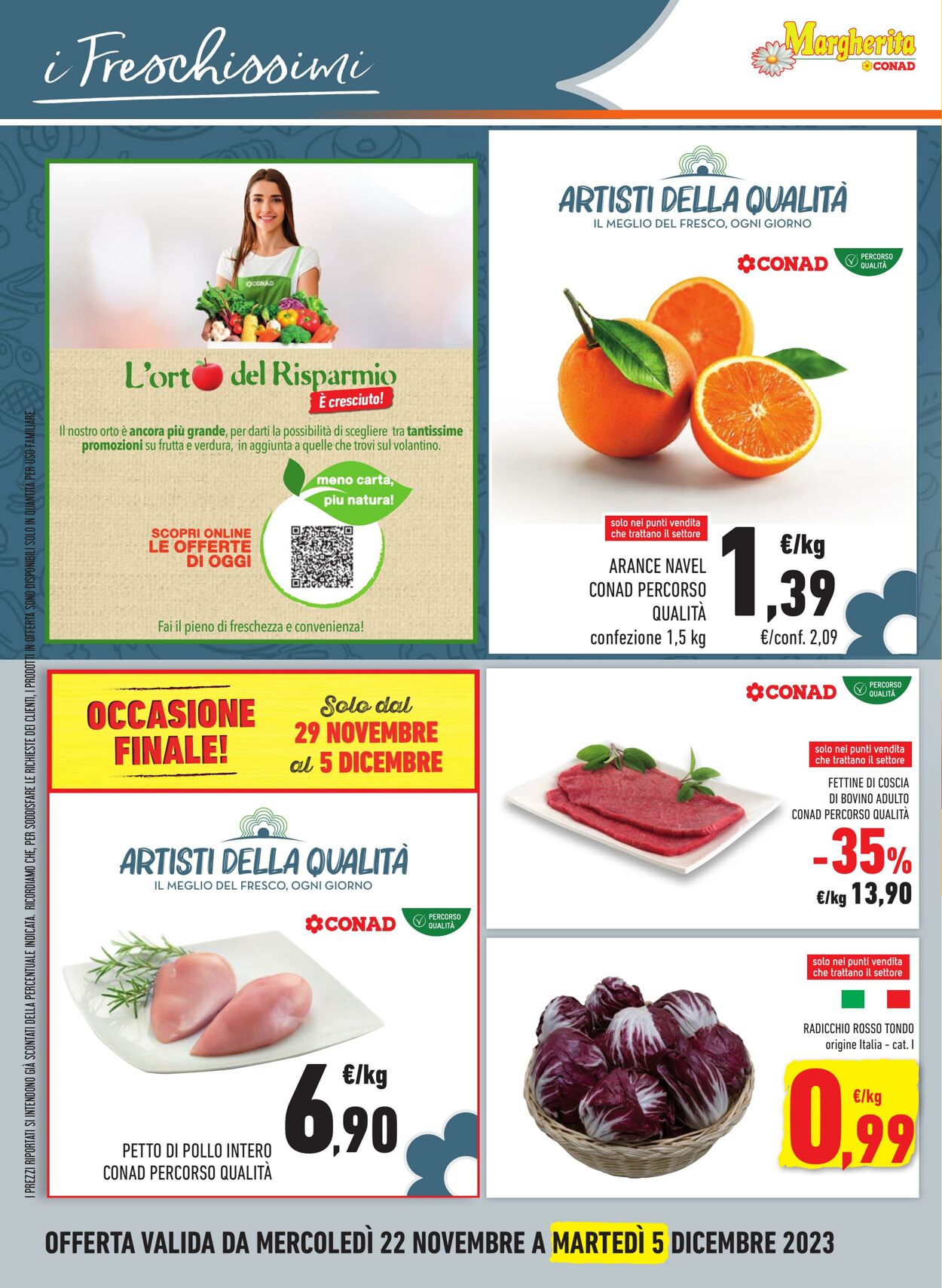 Volantino Conad 22.11.2023 - 05.12.2023