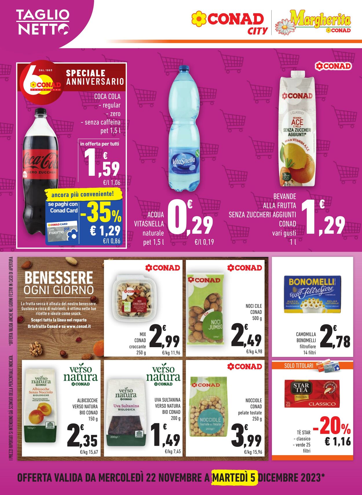 Volantino Conad 22.11.2023 - 05.12.2023