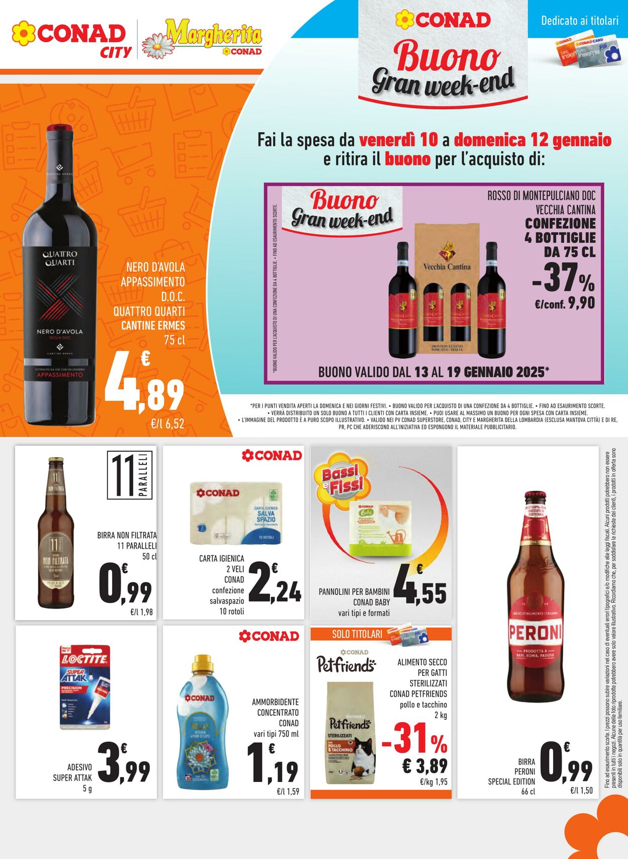 Volantino Conad 07.01.2025 - 14.01.2025