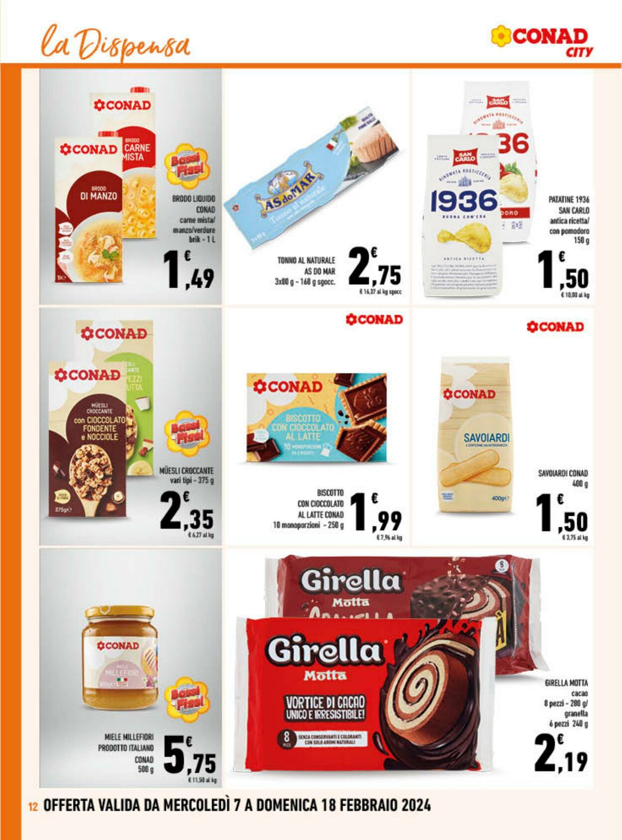 Volantino Conad 07.02.2024 - 18.02.2024