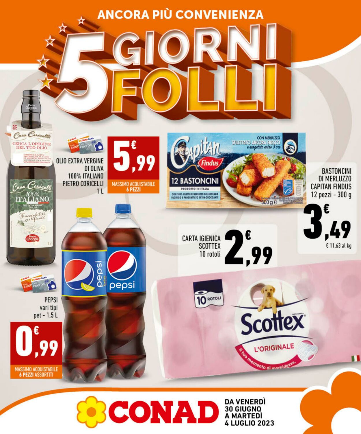 Volantino Conad 30.06.2023 - 04.07.2023