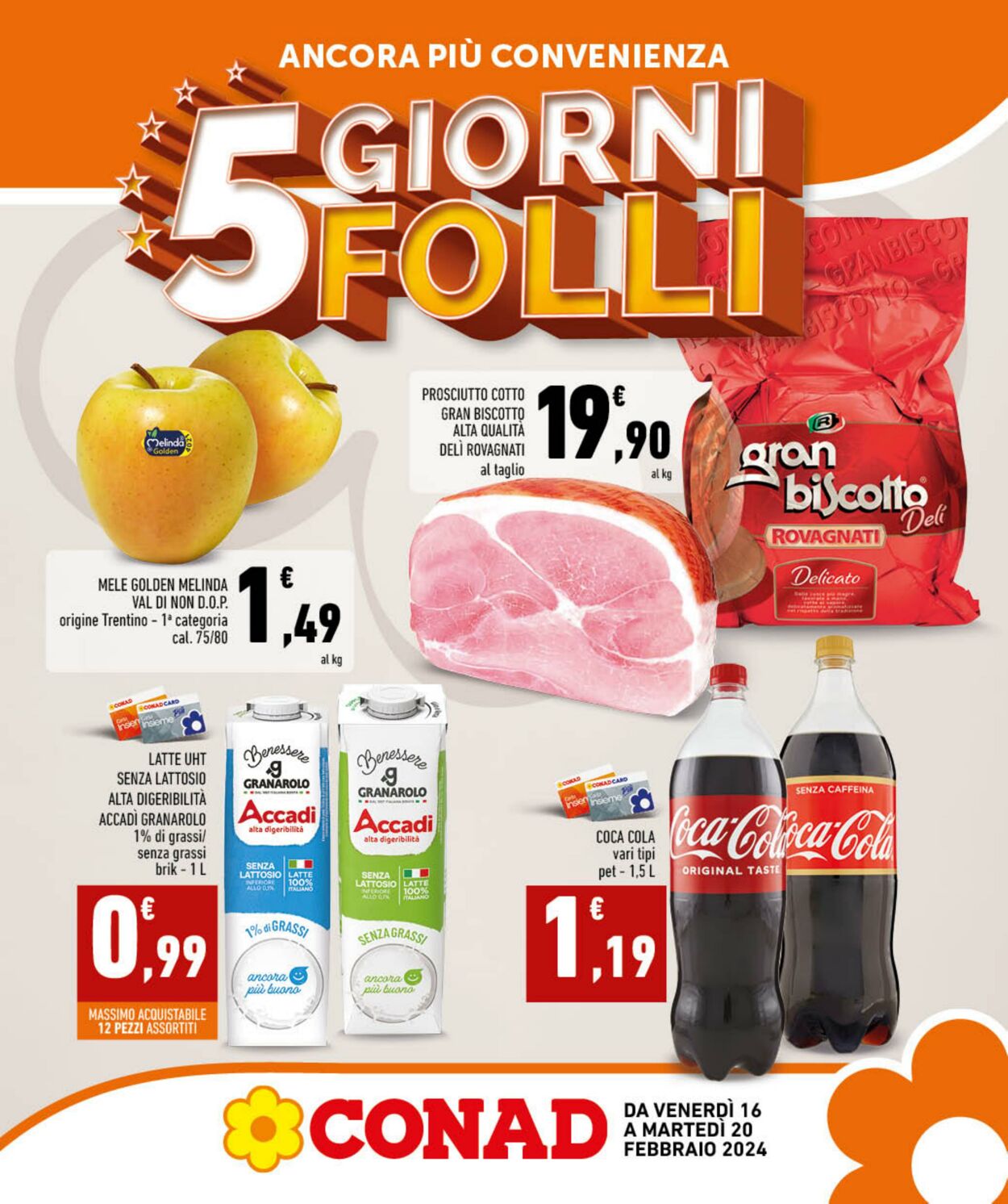 Volantino Conad 16.02.2024 - 20.02.2024