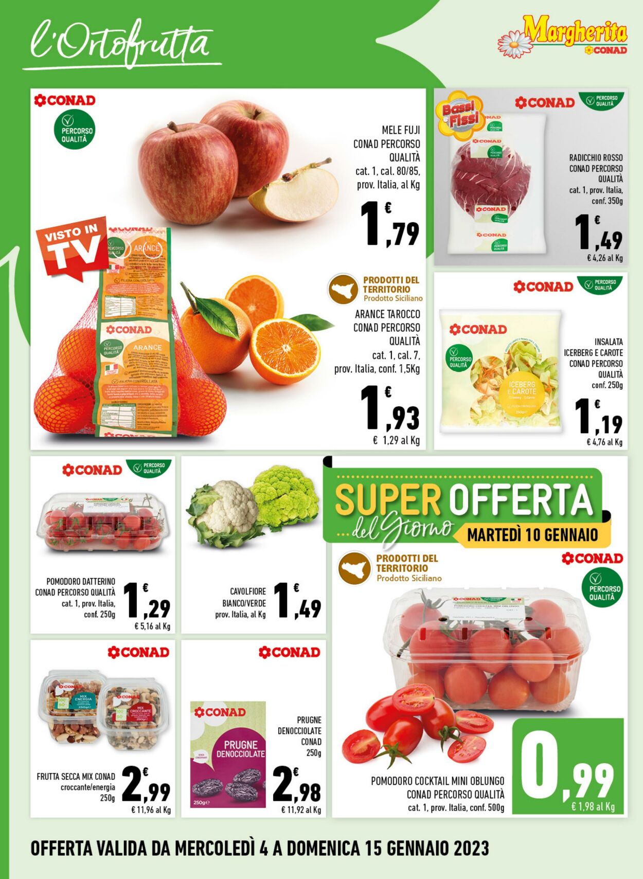 Volantino Conad 04.01.2023 - 15.01.2023