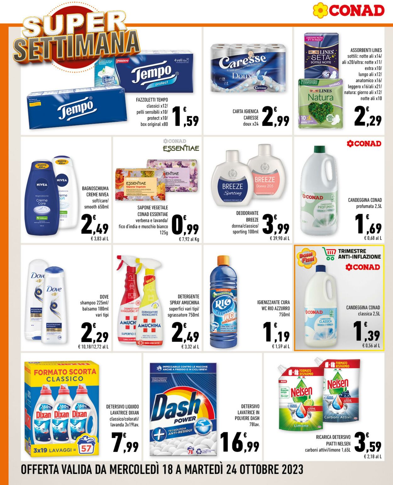 Conad Volantino Promozionale - Margherita - Palermo - Valido da 18.10 a  24.10 - Pagina N. 8 