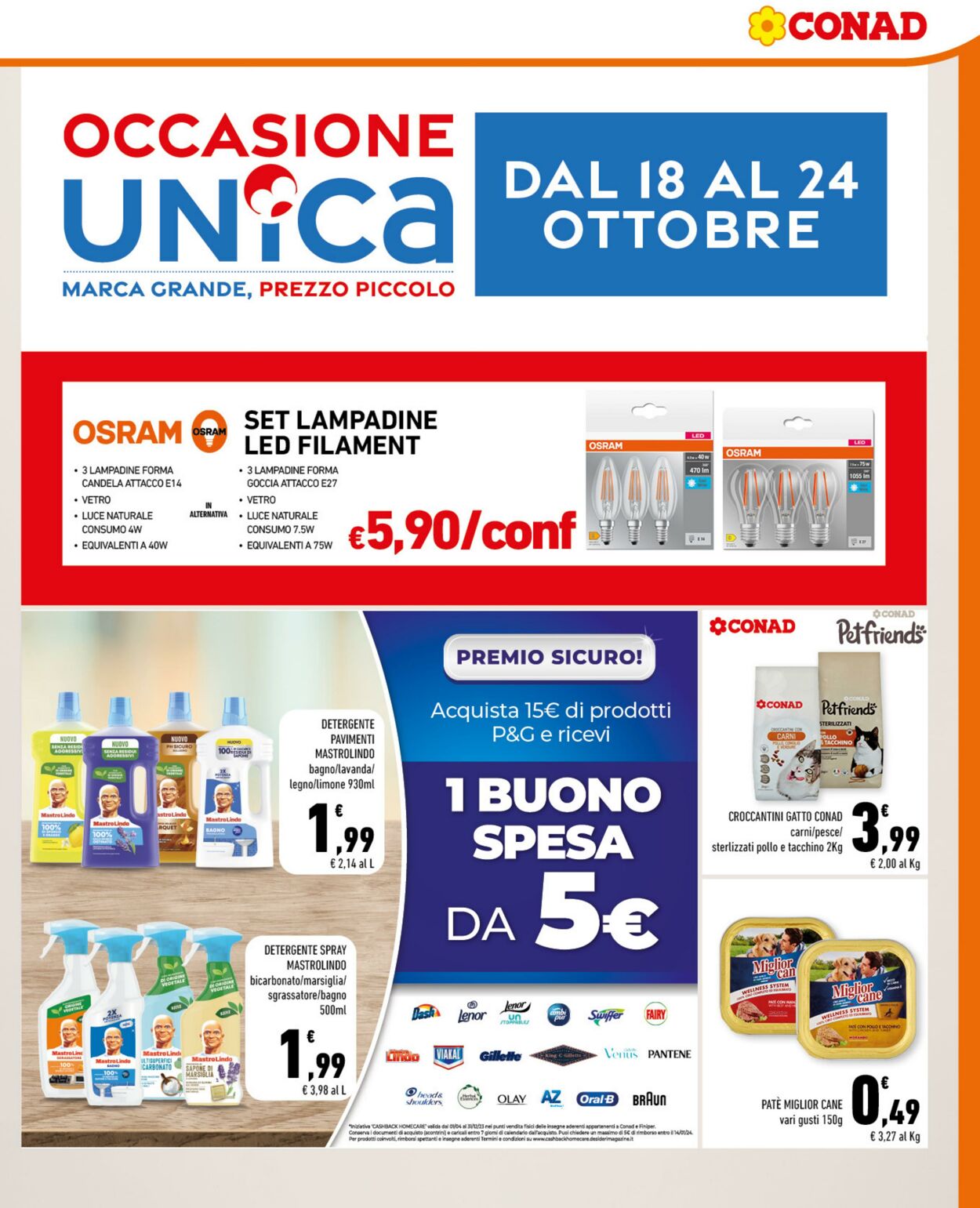 Volantino Conad 18.10.2023 - 24.10.2023