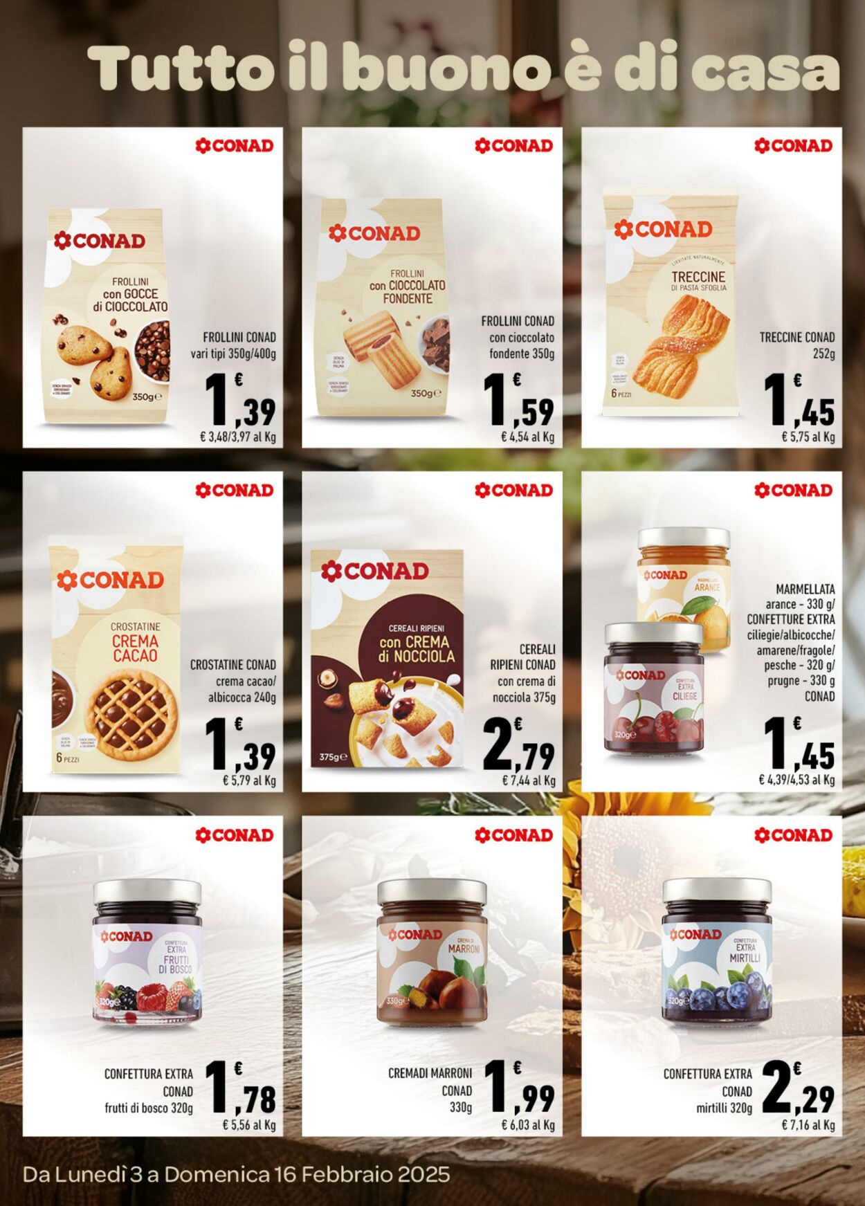 Volantino Conad 03.01.2025 - 16.02.2025