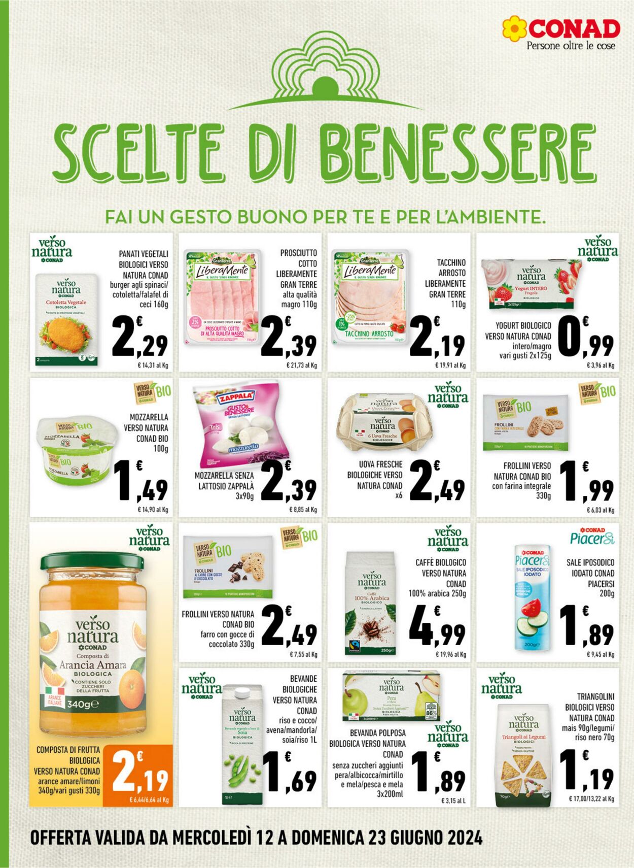 Volantino Conad 12.06.2024 - 23.06.2024