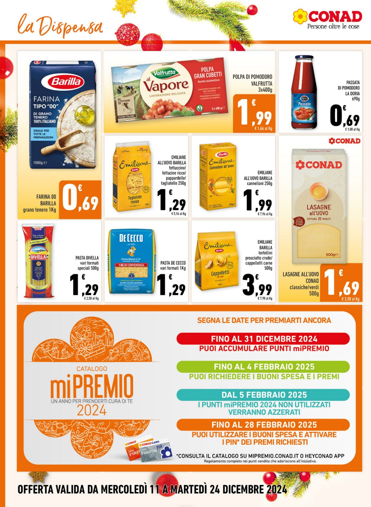 Volantino Conad 11.12.2024 - 24.12.2024