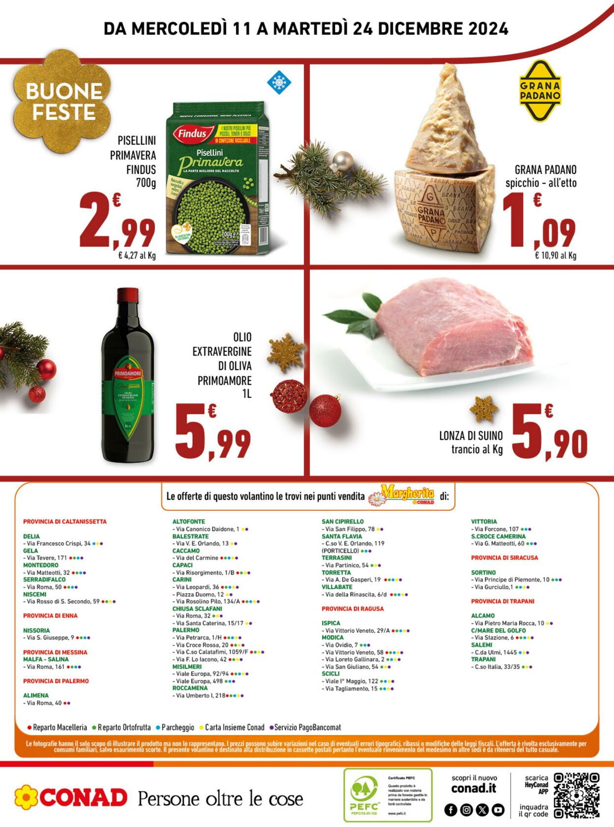 Volantino Conad 11.12.2024 - 24.12.2024