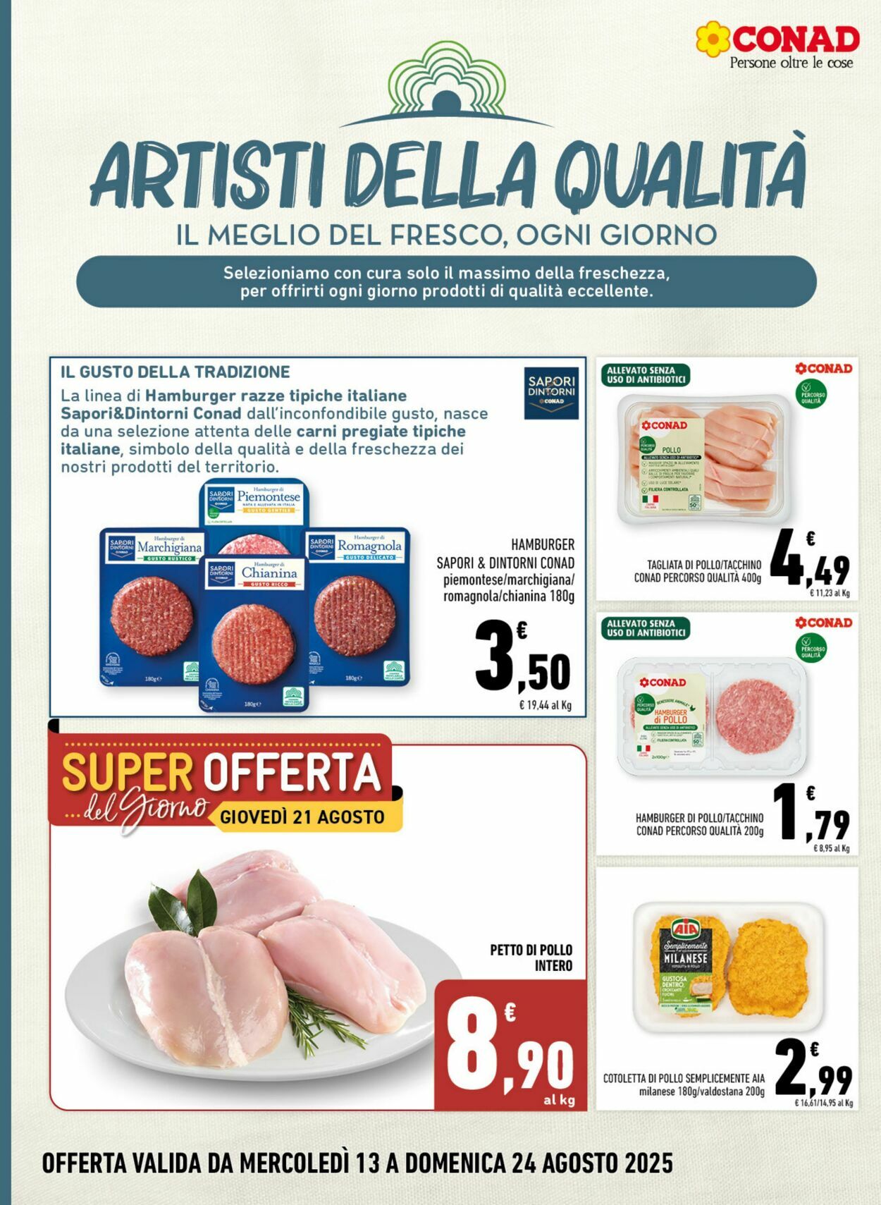 Volantino Conad 22.08.2025 - 22.08.2025