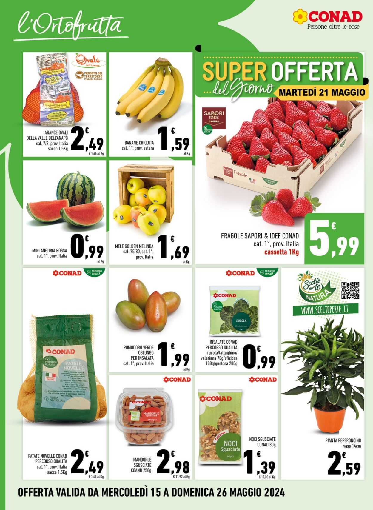 Volantino Conad 15.05.2024 - 26.05.2024