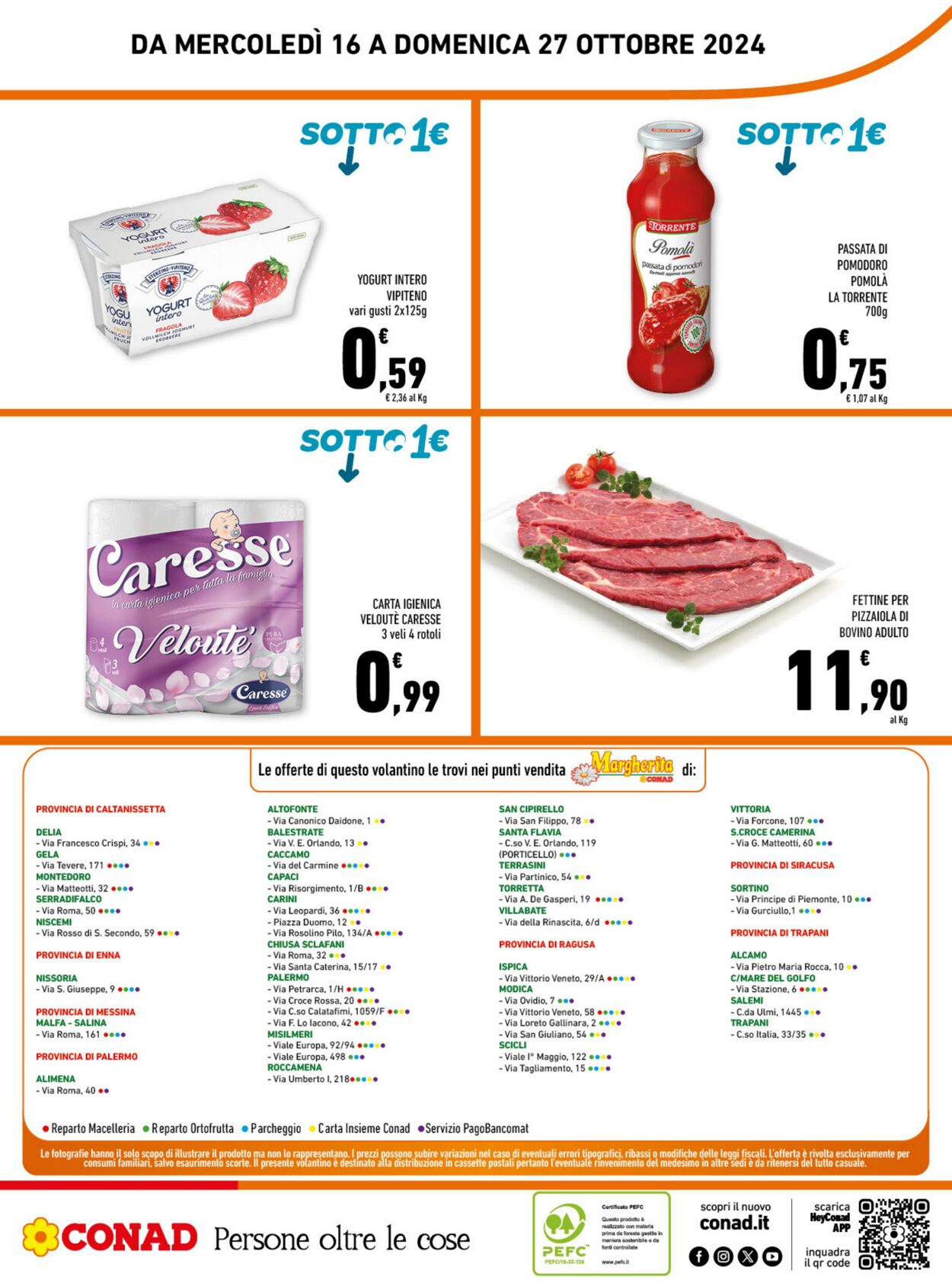 Volantino Conad 16.10.2024 - 27.10.2024