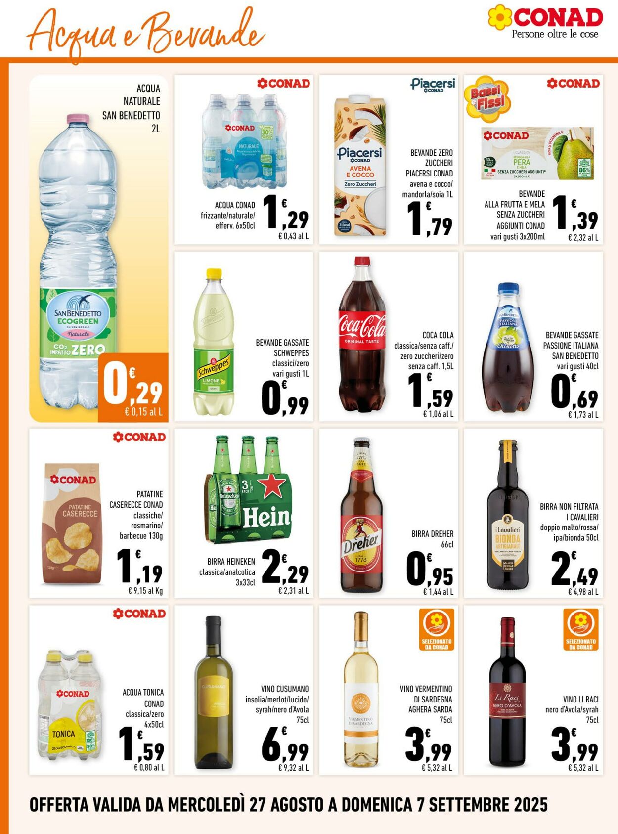 Volantino Conad 27.08.2025 - 27.08.2025