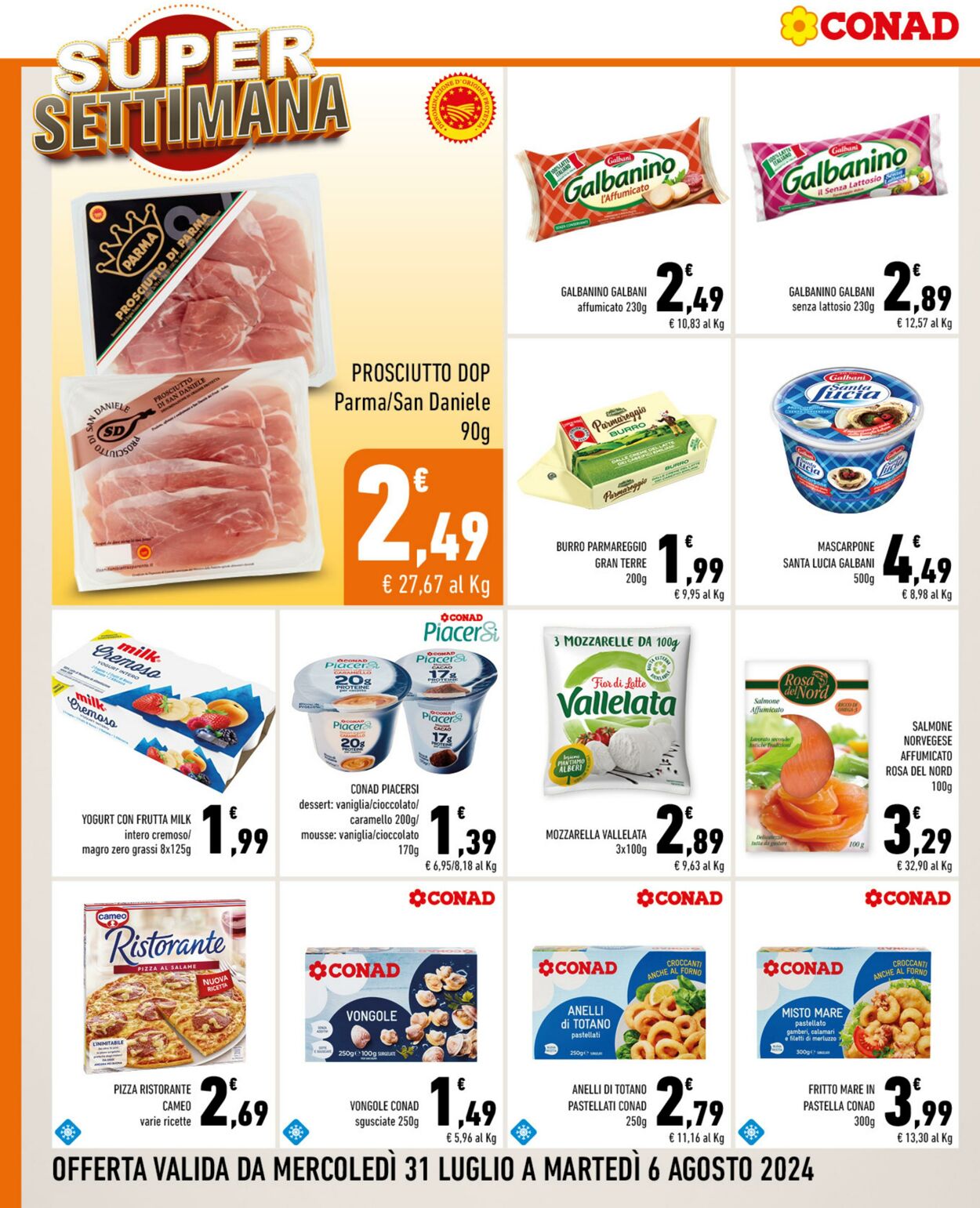 Volantino Conad 31.07.2024 - 06.08.2024