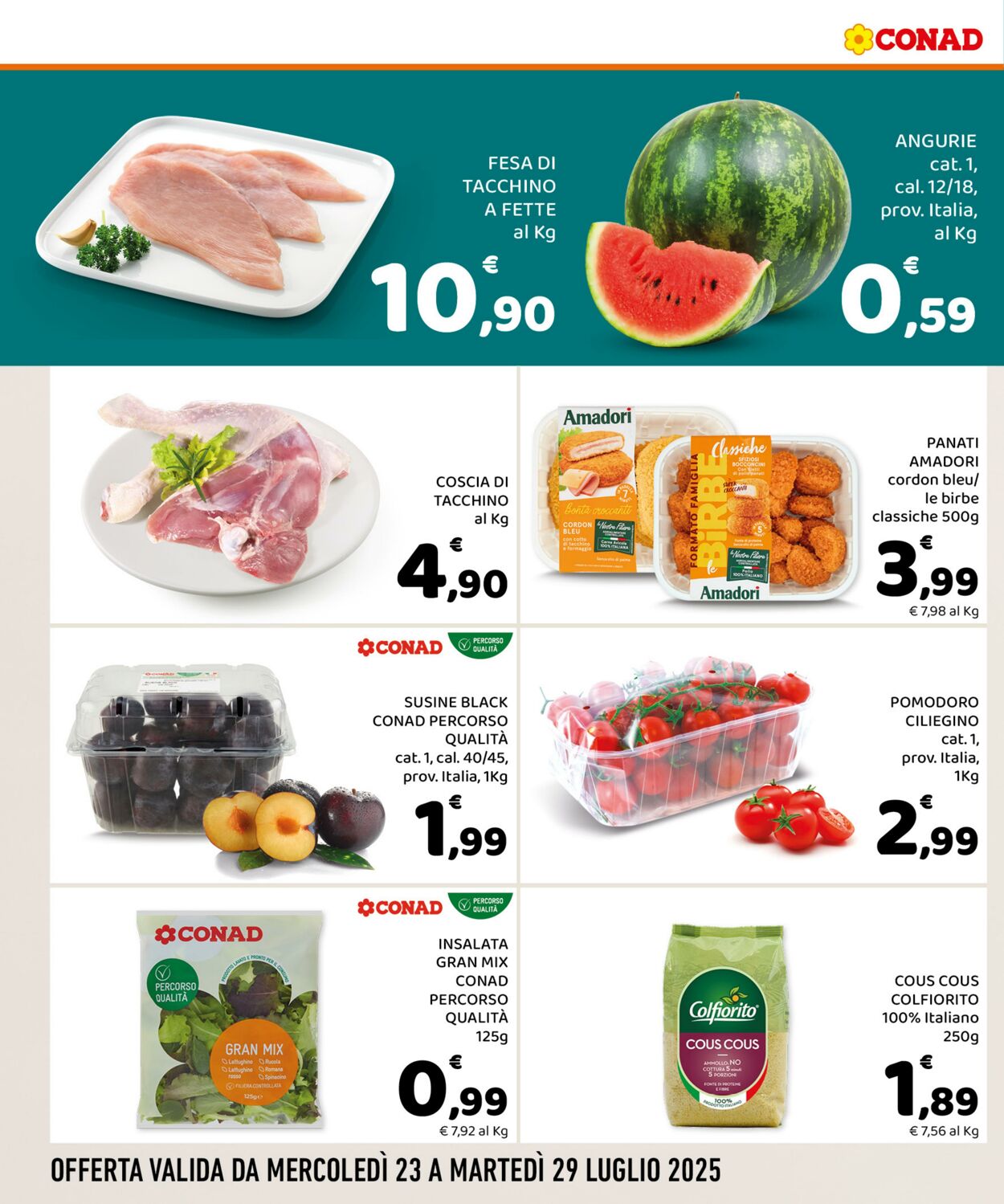 Volantino Conad 24.07.2025 - 24.07.2025