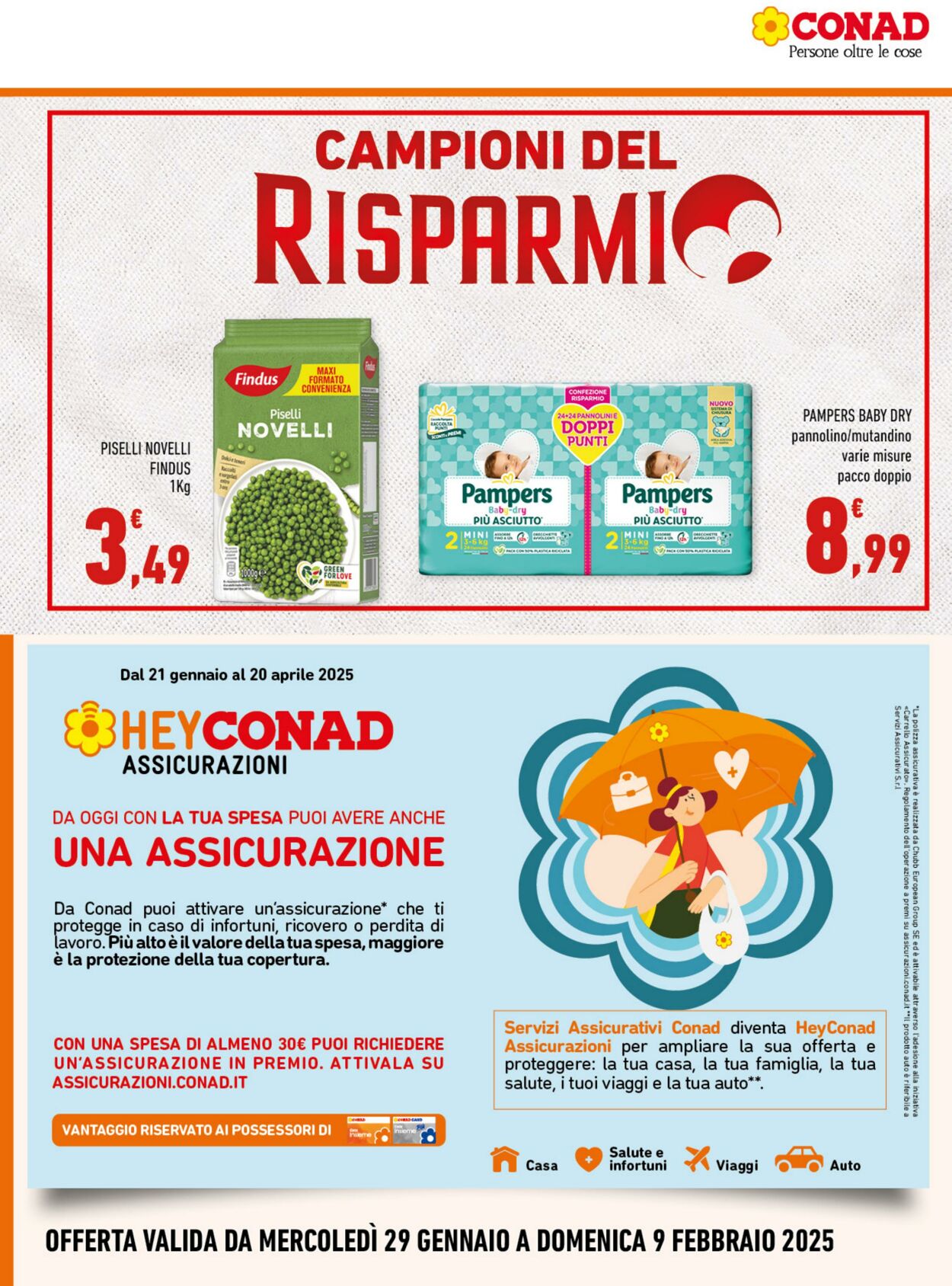 Volantino Conad 29.01.2025 - 09.02.2025