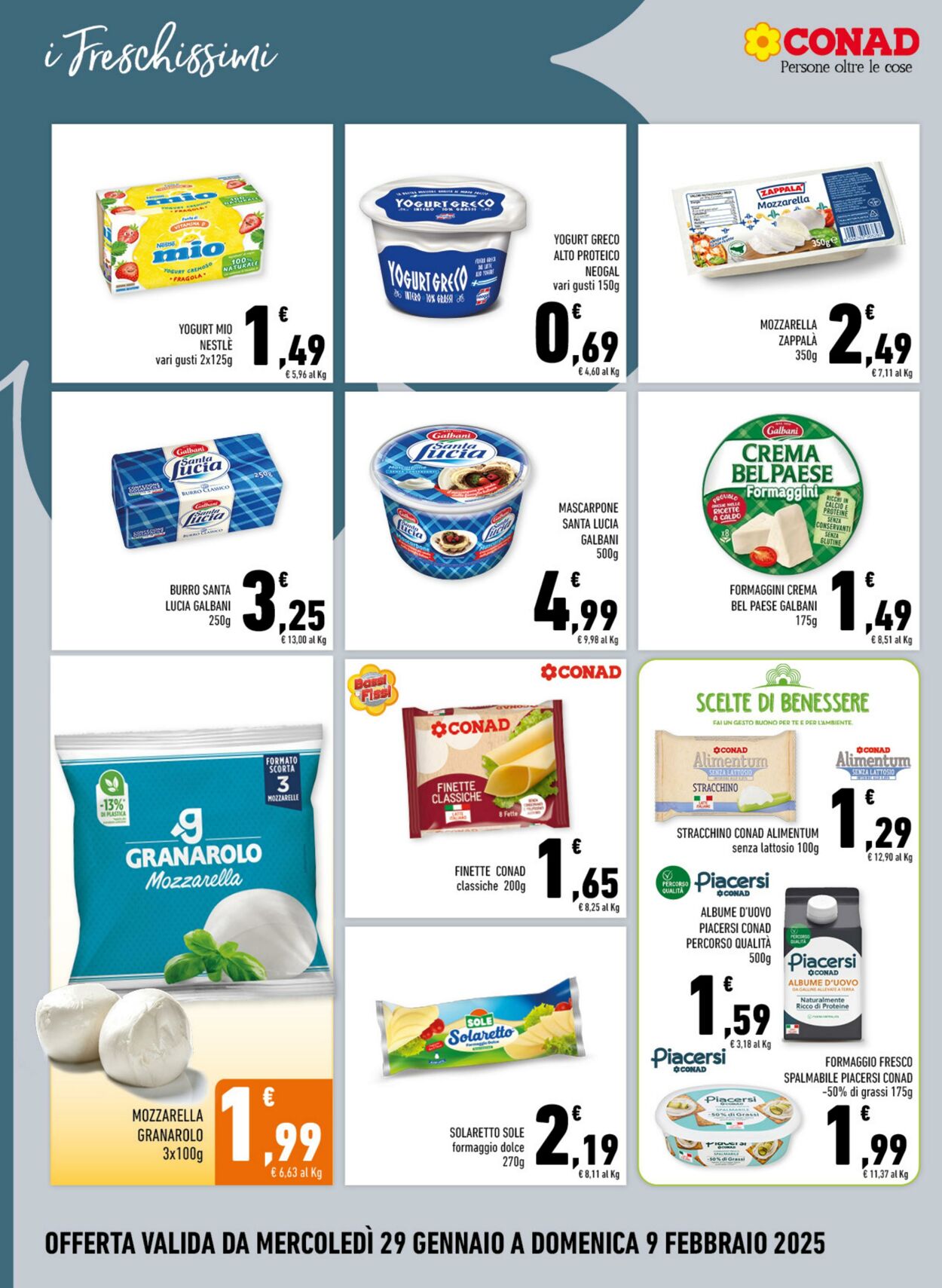 Volantino Conad 29.01.2025 - 09.02.2025