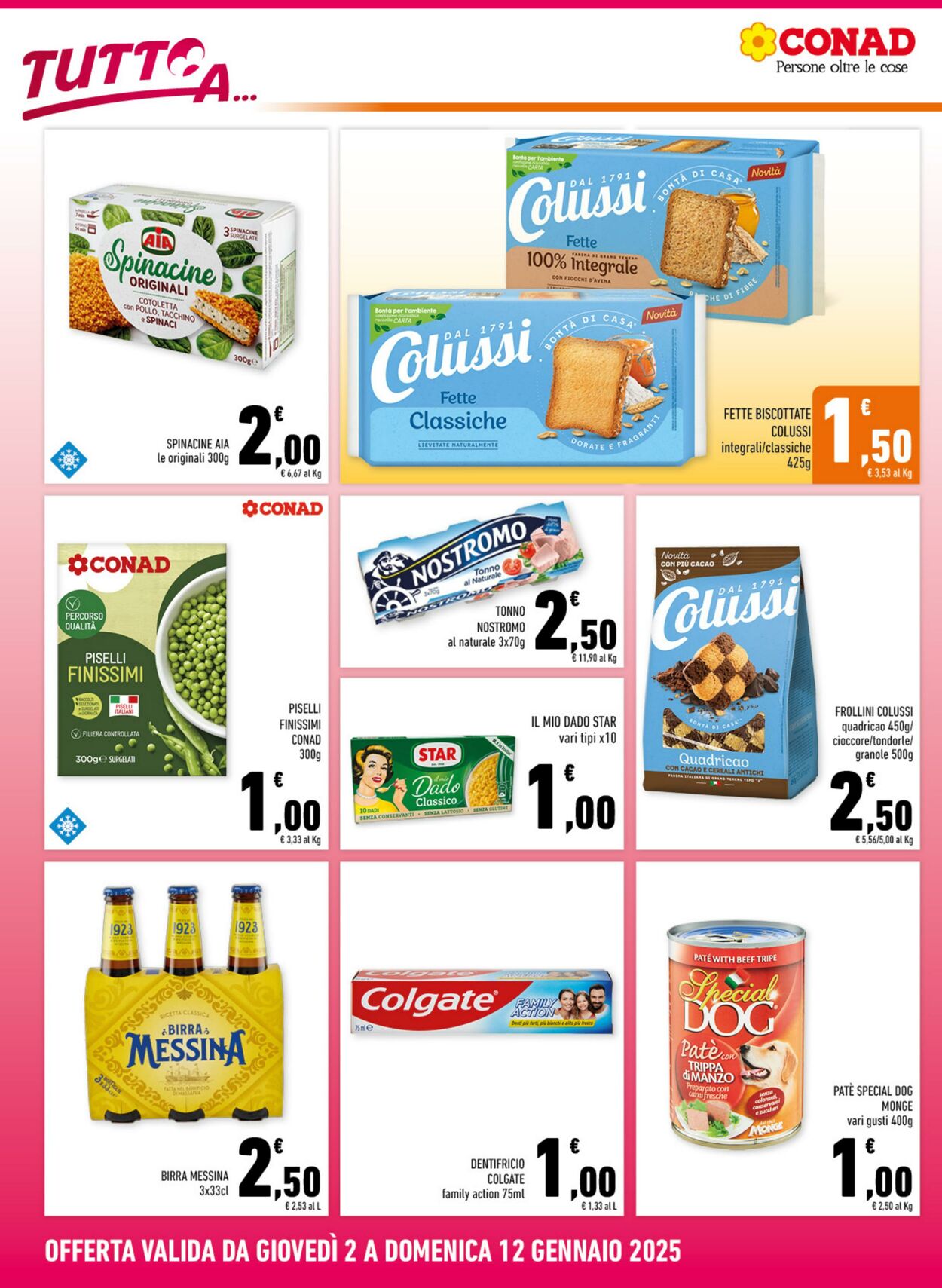 Volantino Conad 02.01.2025 - 12.01.2025