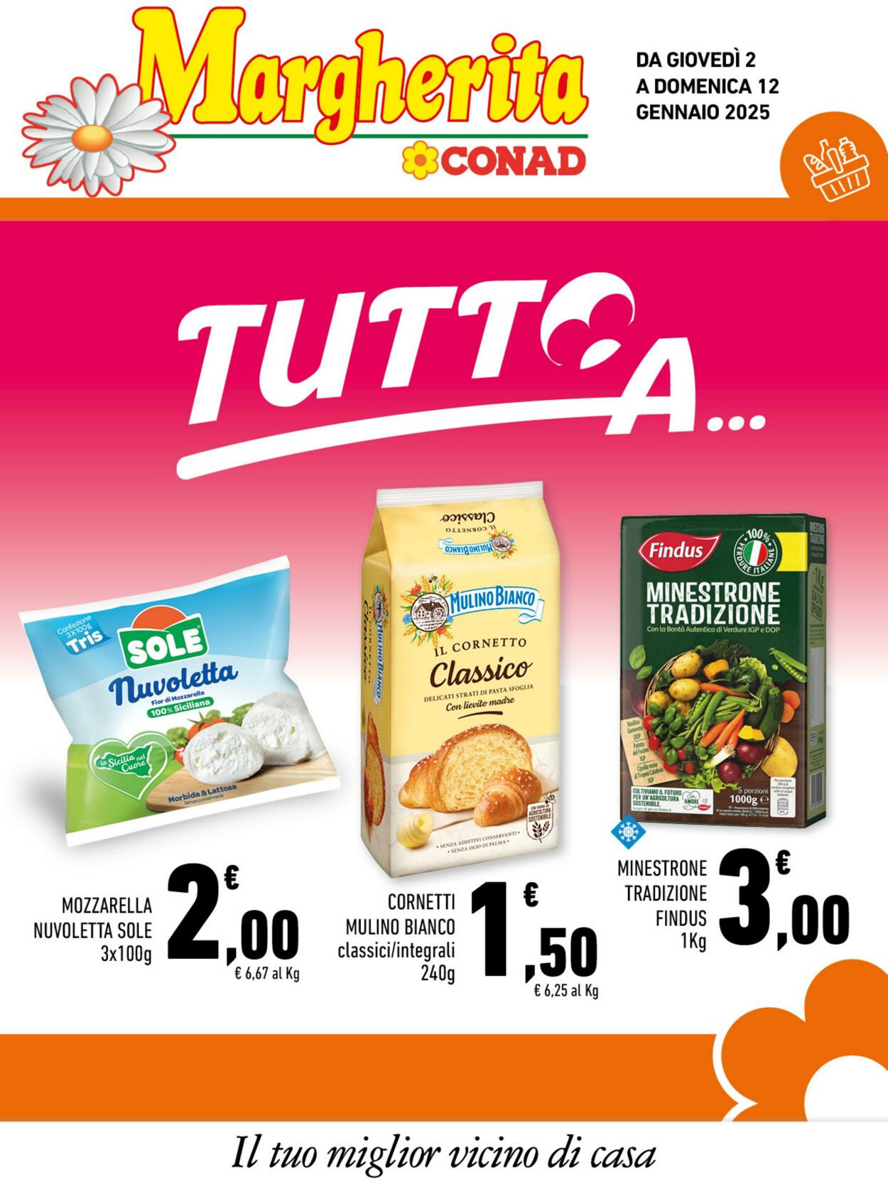 Volantino Conad 02.01.2025 - 12.01.2025