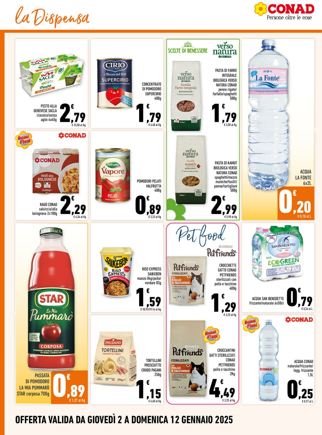 Volantino Conad 02.01.2025 - 12.01.2025