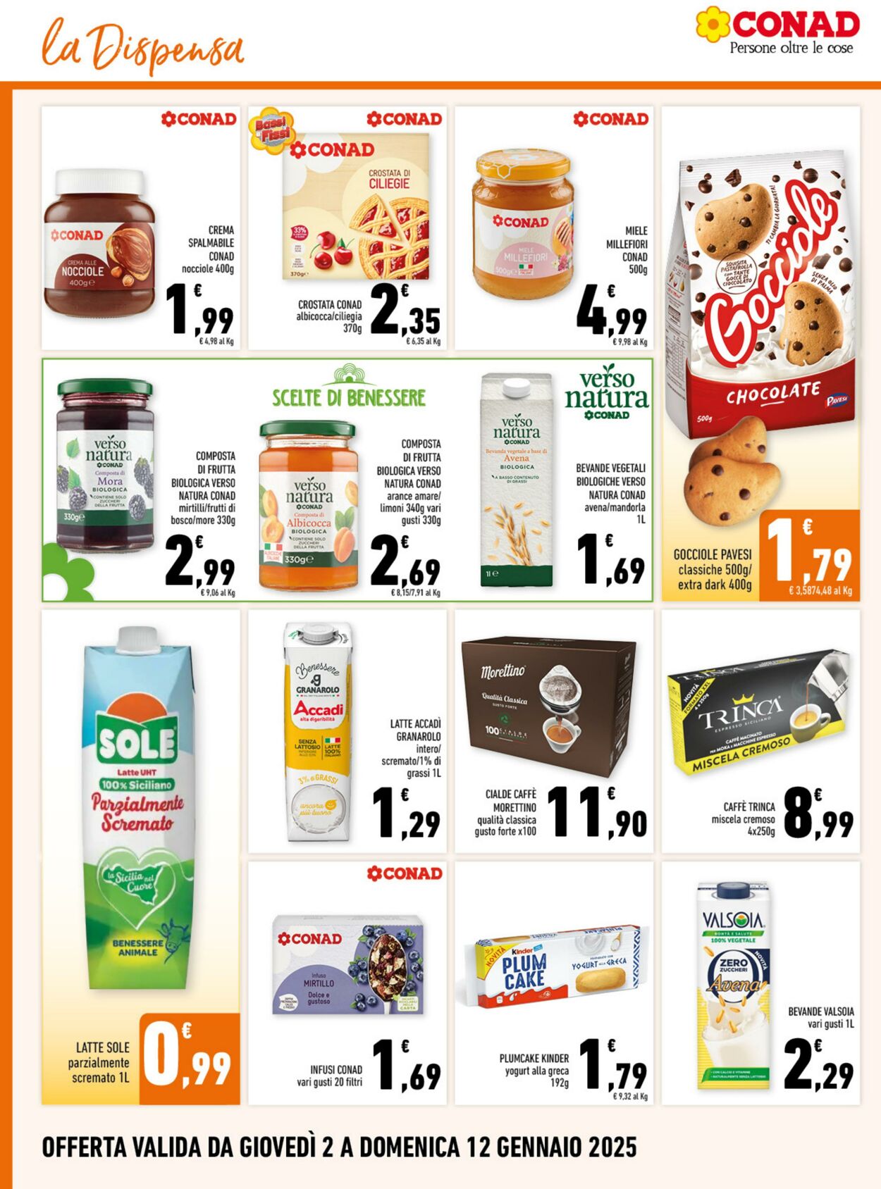 Volantino Conad 02.01.2025 - 12.01.2025