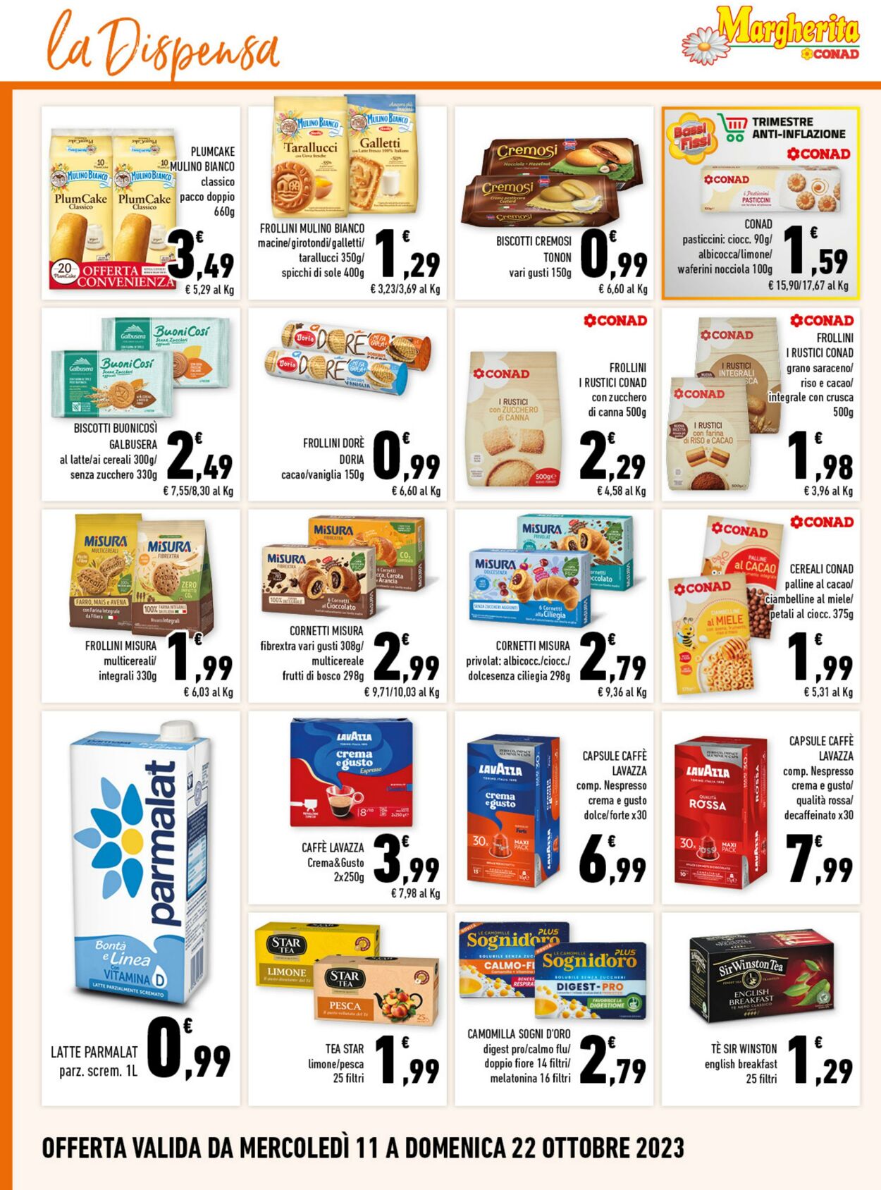 Volantino Conad 11.10.2023 - 22.10.2023